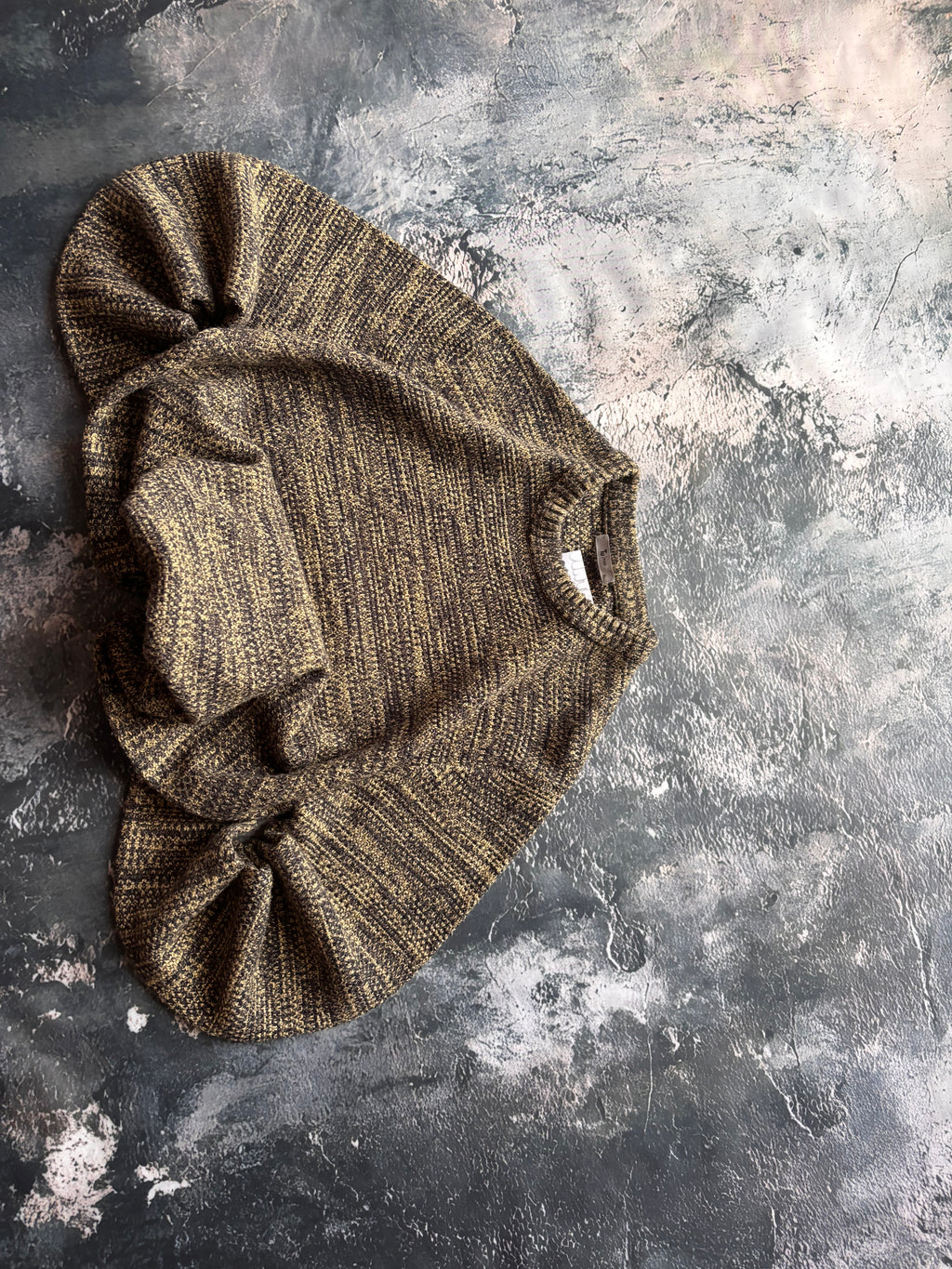 sweter khaki multicolor