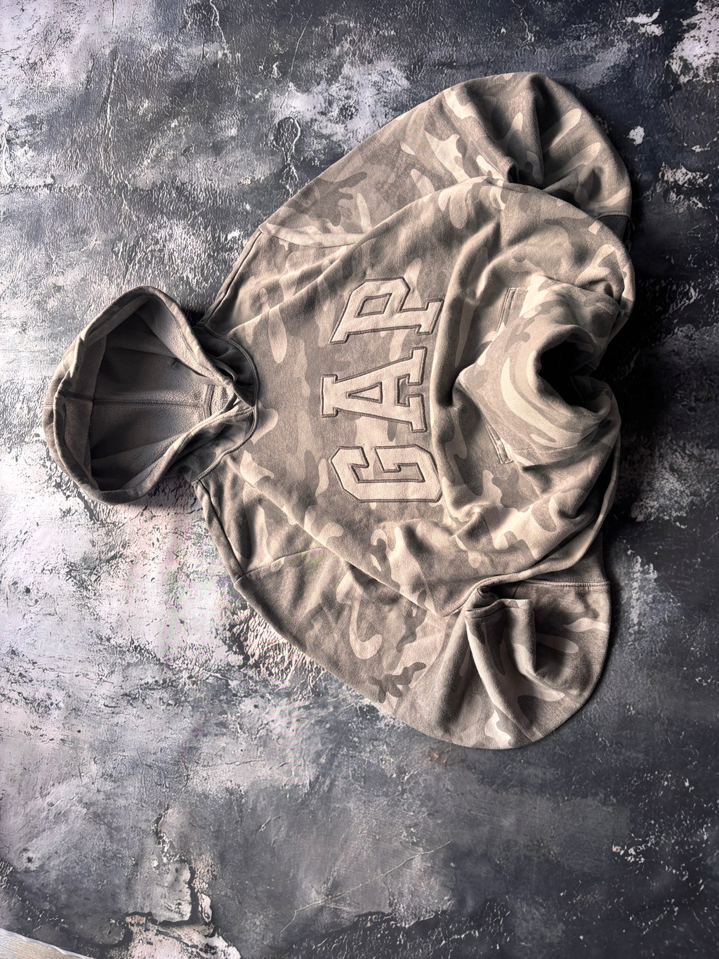 Bluza gap szara camo moro vintage