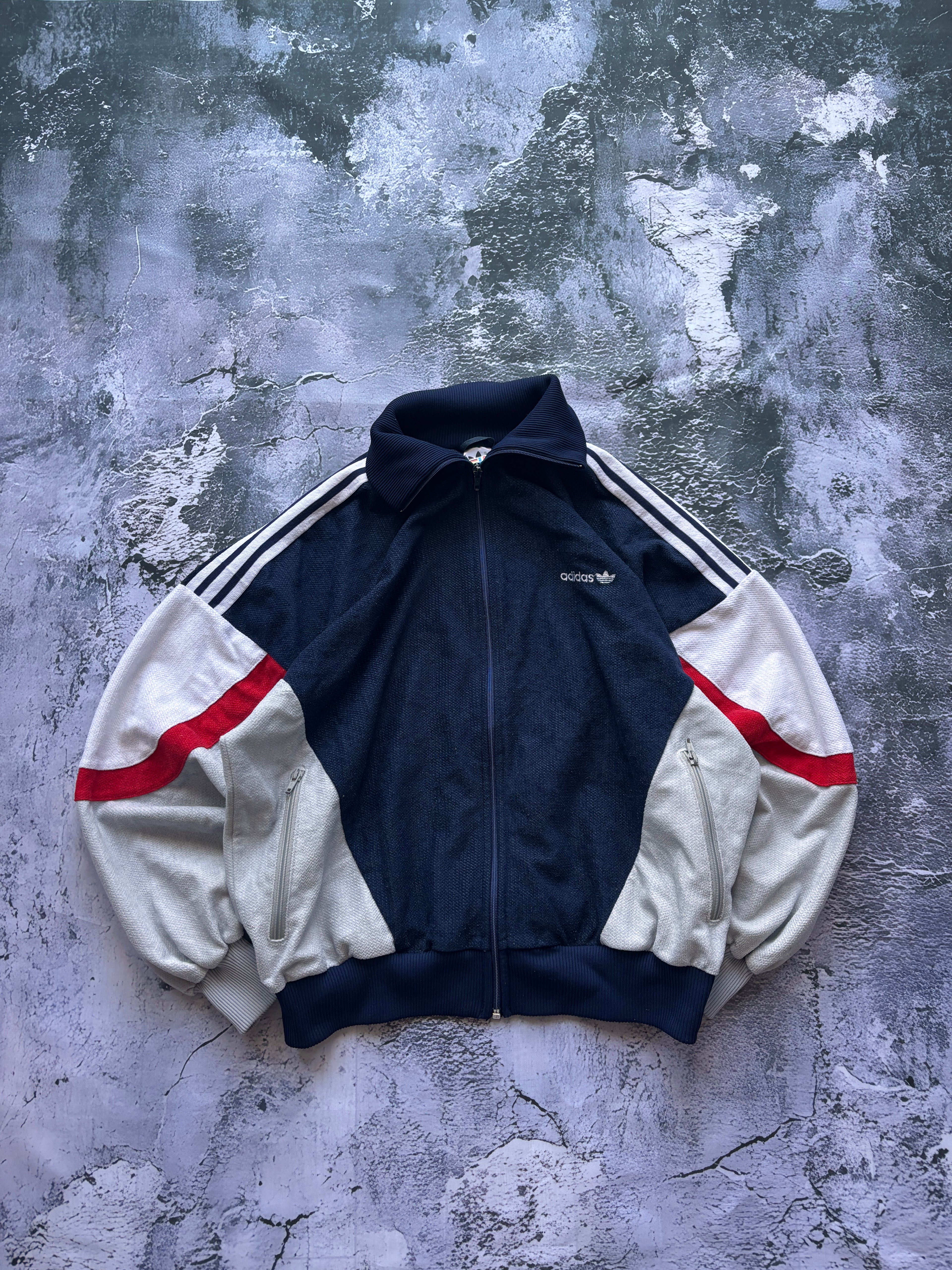 VINTAGE ADIDAS BLUZA ZIP OVERSIZE LATA 90 VINTAGE