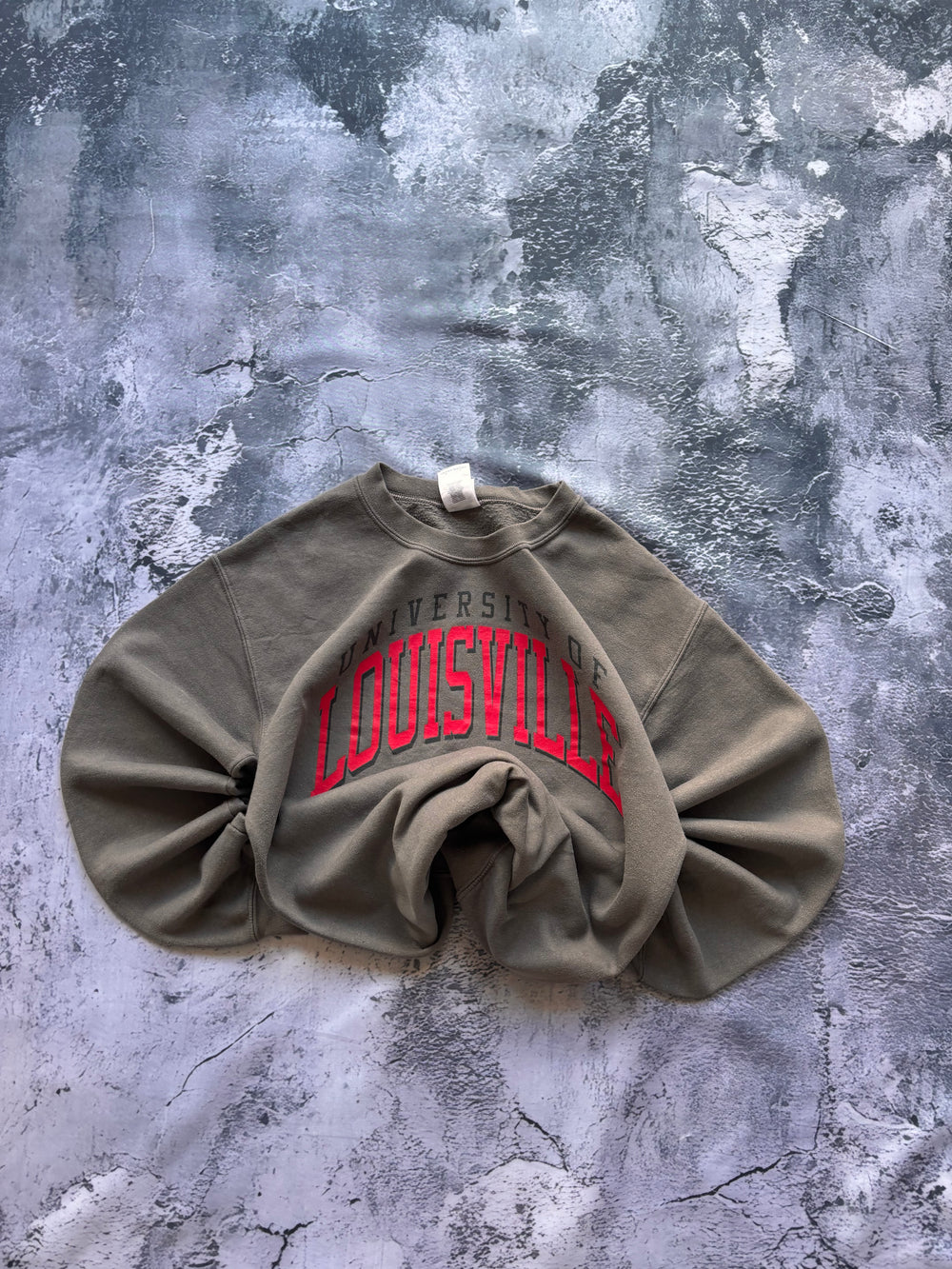 bluza crewneck vintage uniwersytecka oversize