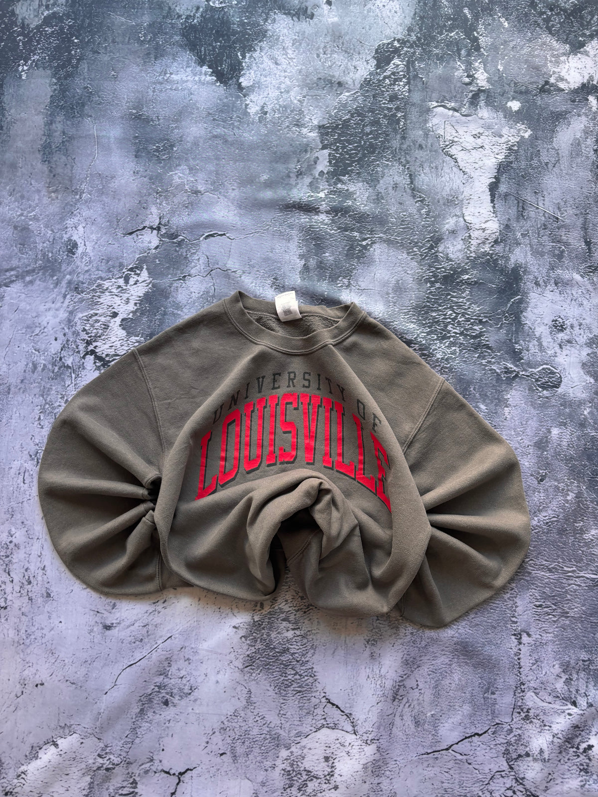 bluza crewneck vintage uniwersytecka oversize