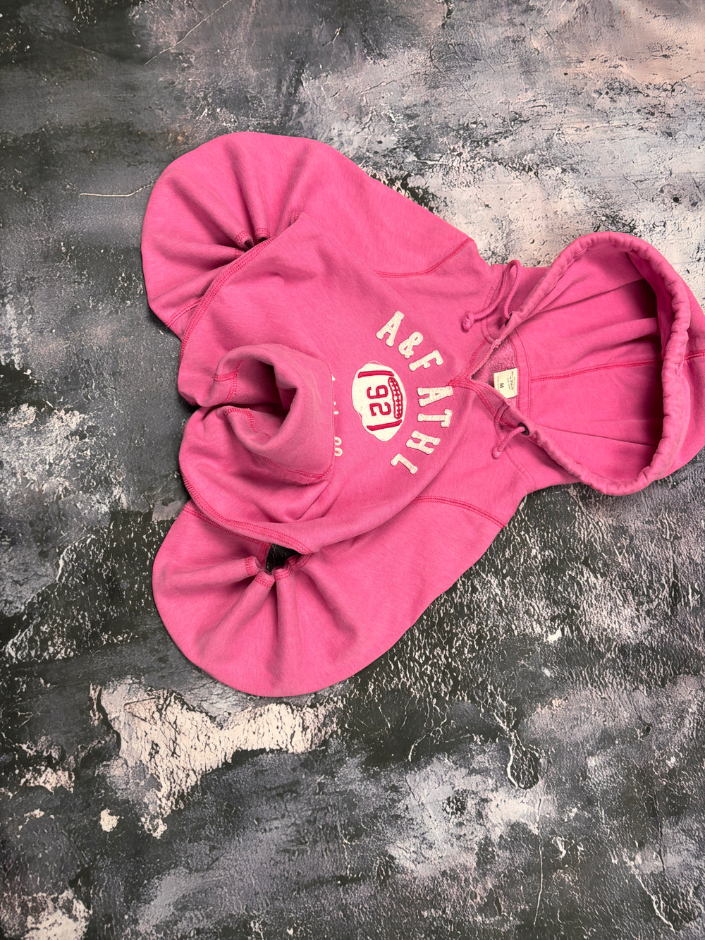 BLUZA HOODIE ABERCROMBIE PINK PRZYLEGAJĄCY KRÓJ UNIKATOWA