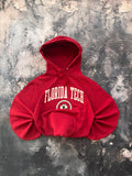 bluza hoodie vintage czerwona red FLORIDA RED CHAMPION