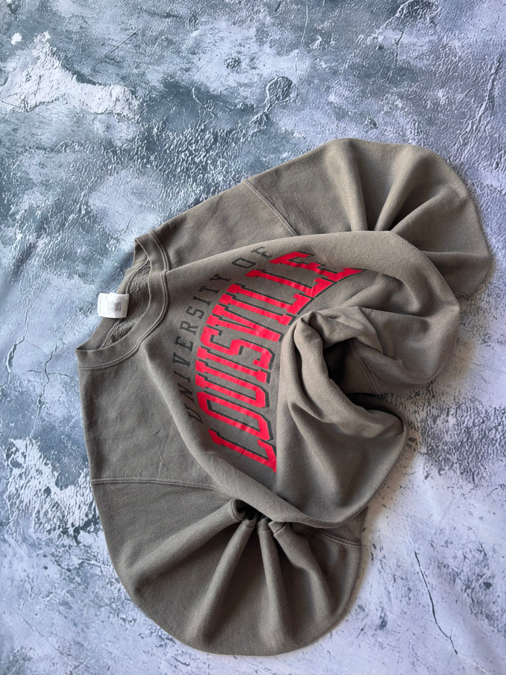 bluza crewneck vintage uniwersytecka oversize