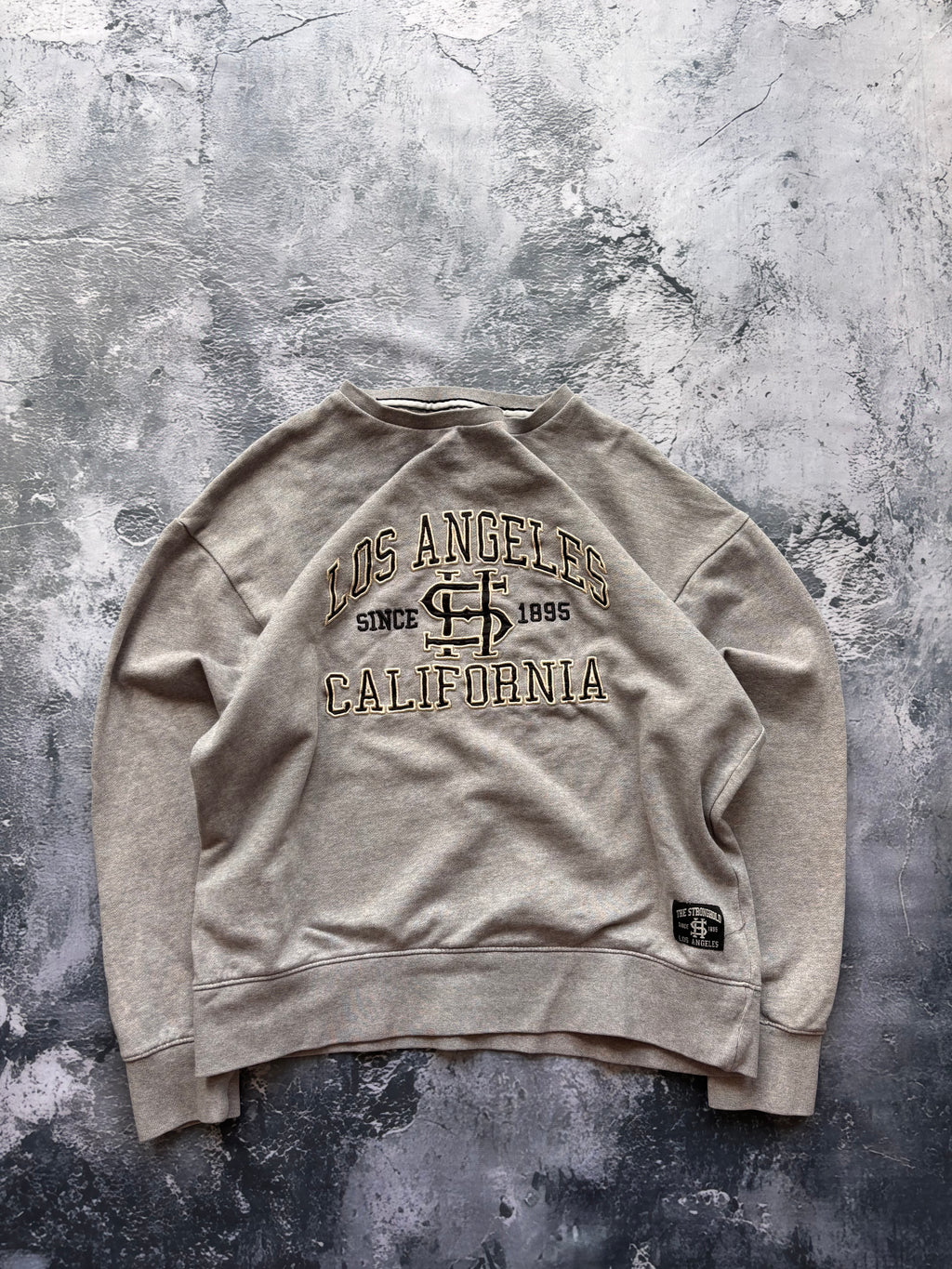 bluza crewneck LOS ANGELES vintage bawełna oversize