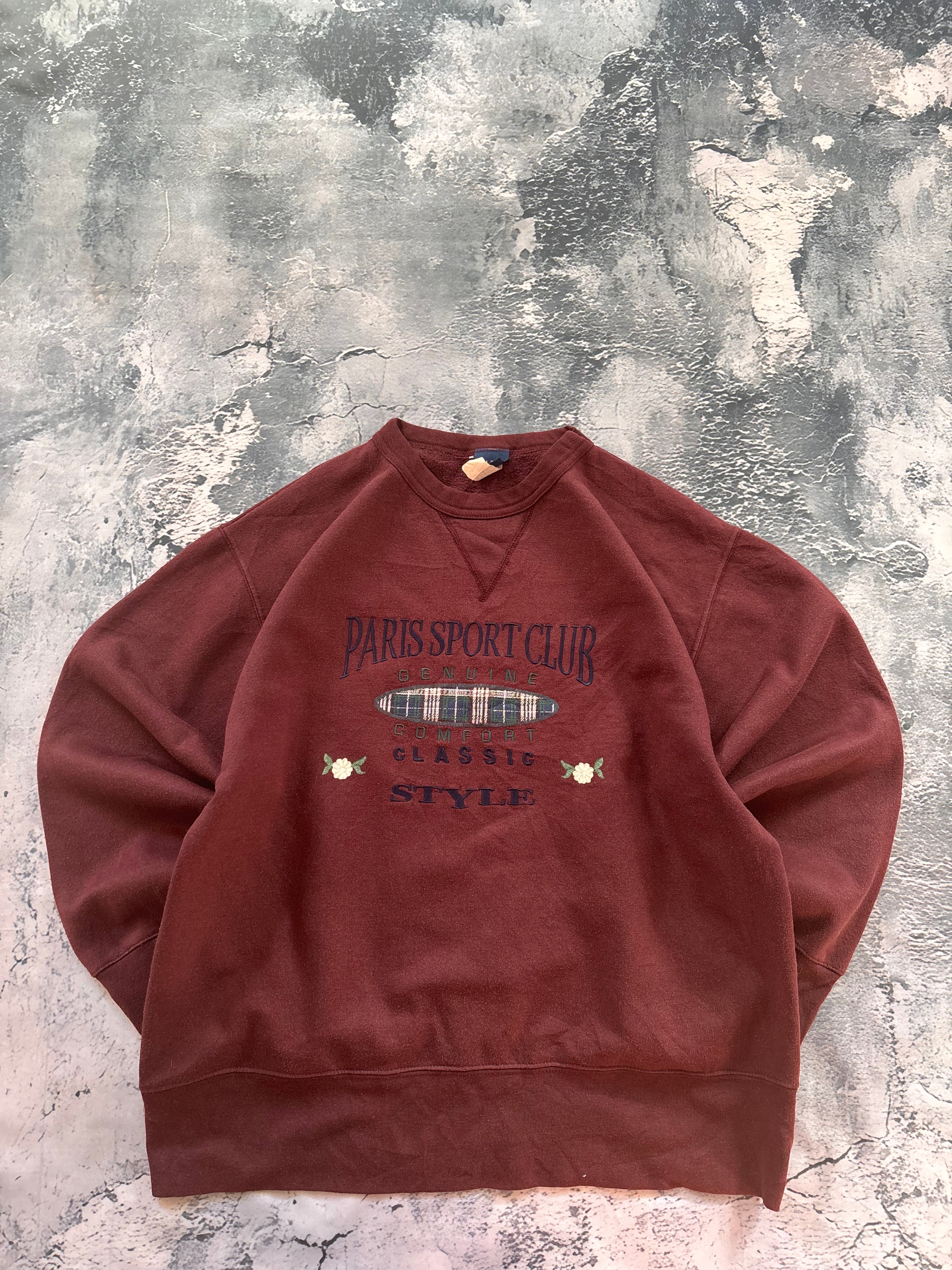 Bluza crewneck oversize w stylu vintage oldschool retro 90s american worn vibe klasyk