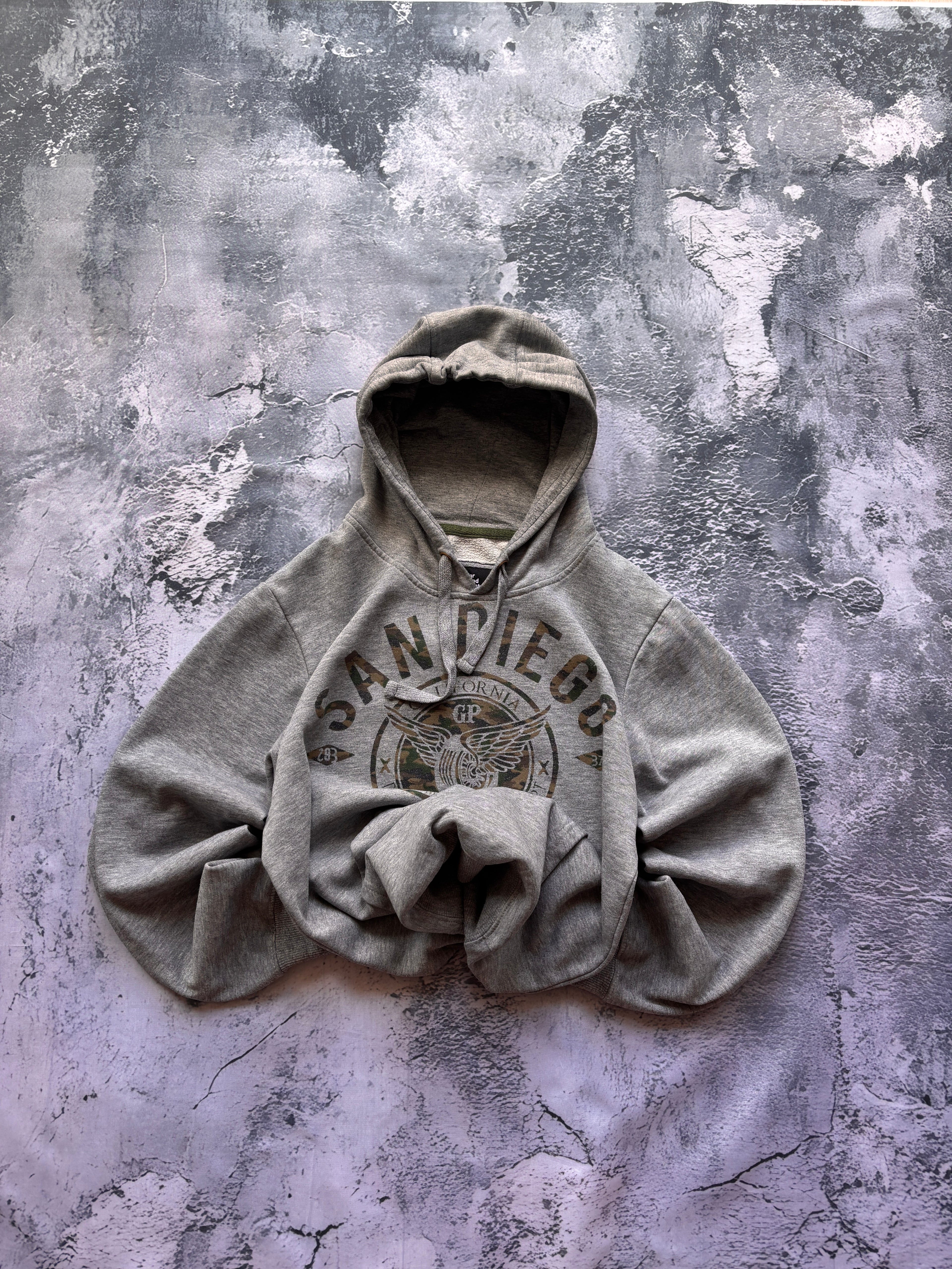bluza hoodie camo vintage San Diego retro