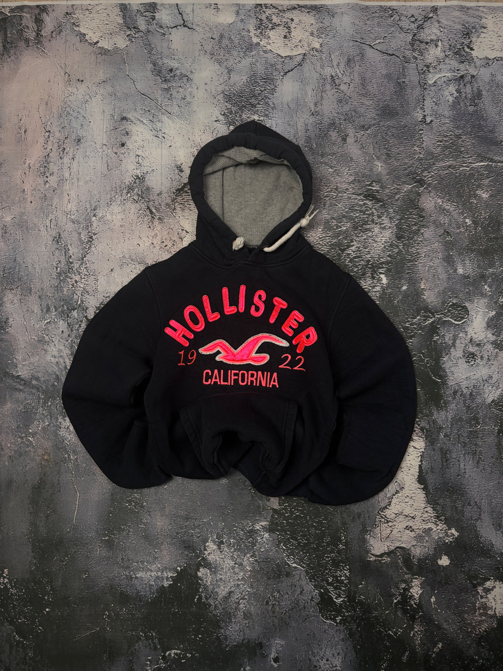 BLUZA HOODIE HOLLISTER VINTAGE CZARNA Y2K