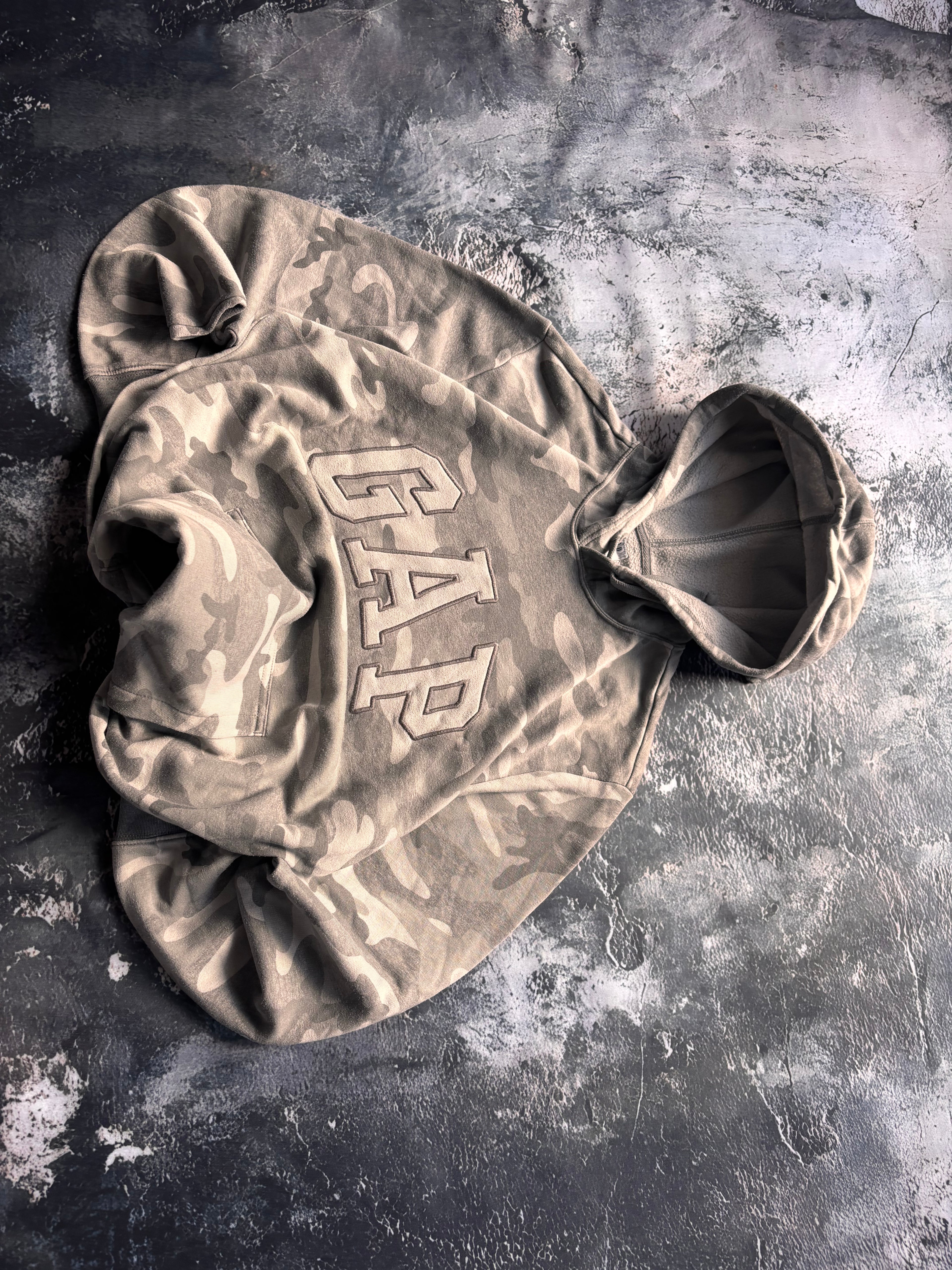 Bluza gap szara camo moro vintage