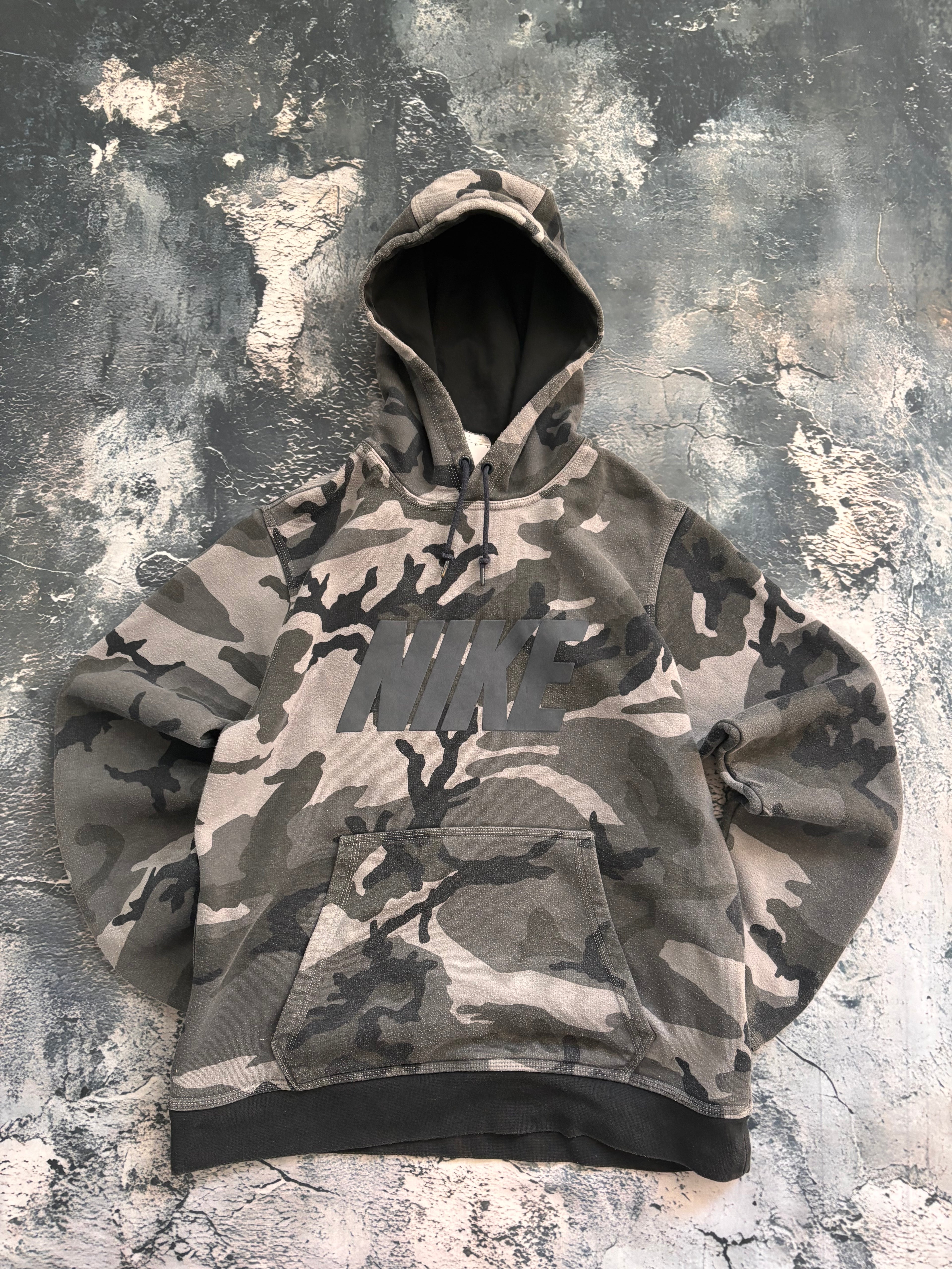 Bluza hoodie oversize vintage oldschool retro streetwear nike camo american college 90s