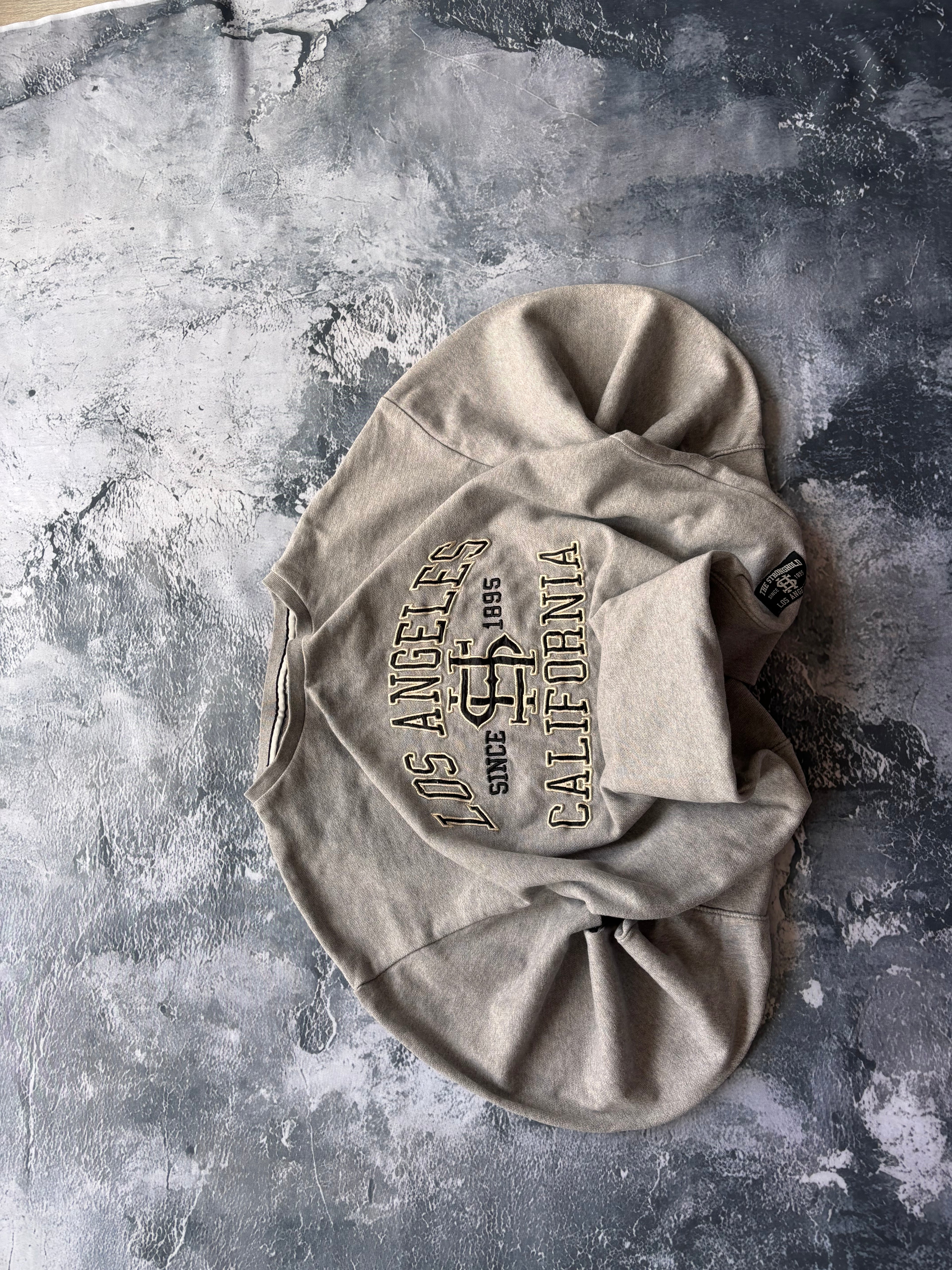 bluza crewneck LOS ANGELES vintage bawełna oversize