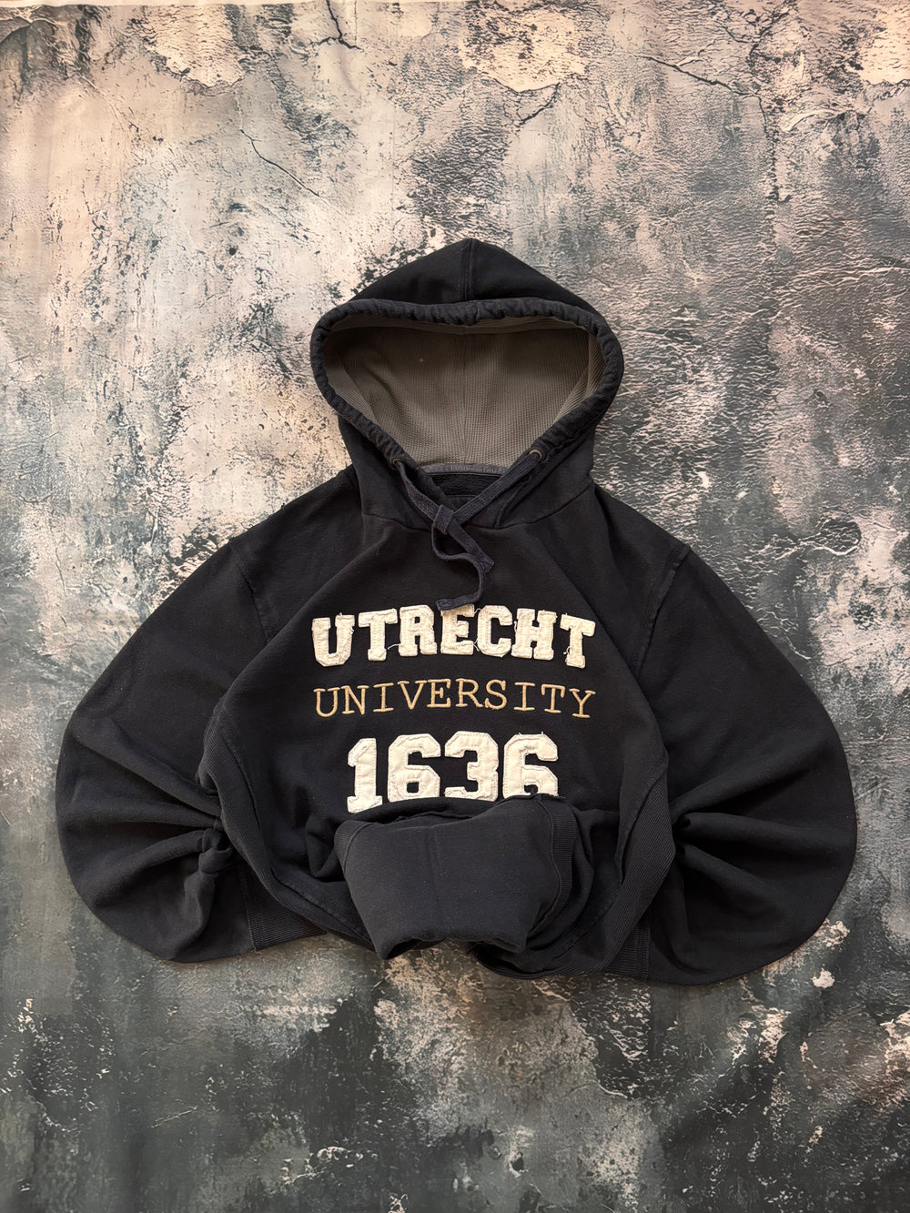 Bluza hoodie BUBBLE krój  UTREECHT granatowa oversize