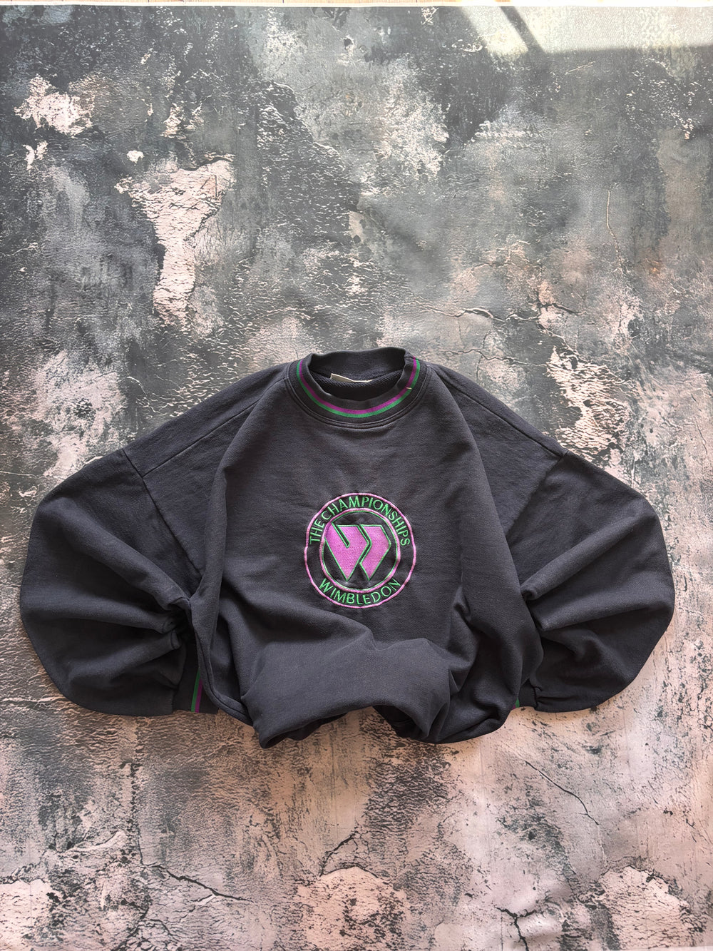 Bluza crewneck oversize vintage oldschool retro 90s streetwear graphic WILMBLEDON