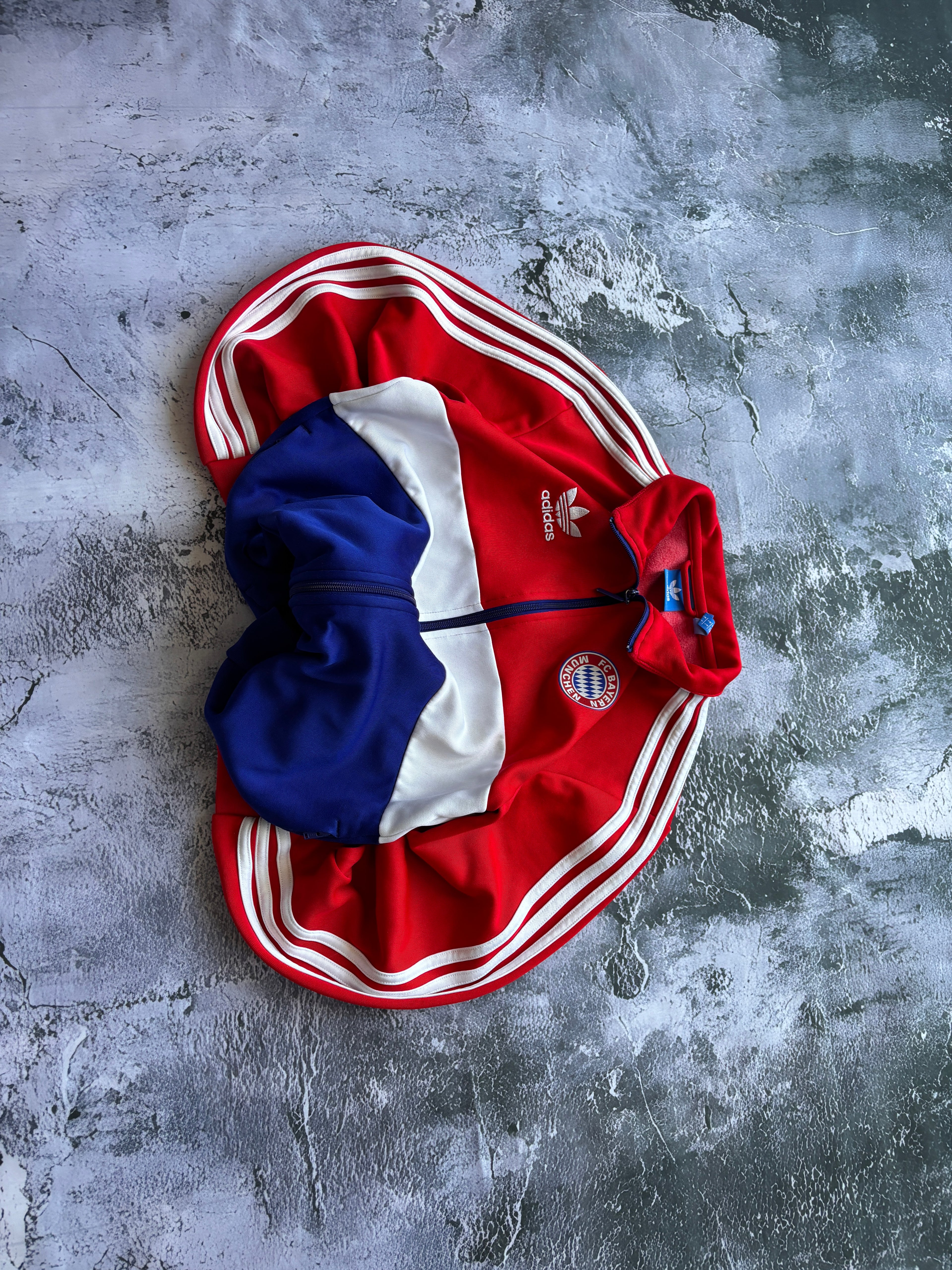 BUZA ZIP ADIDAS PIŁKARSKA FV BAYERN VINTAGE AMERICAN 90S