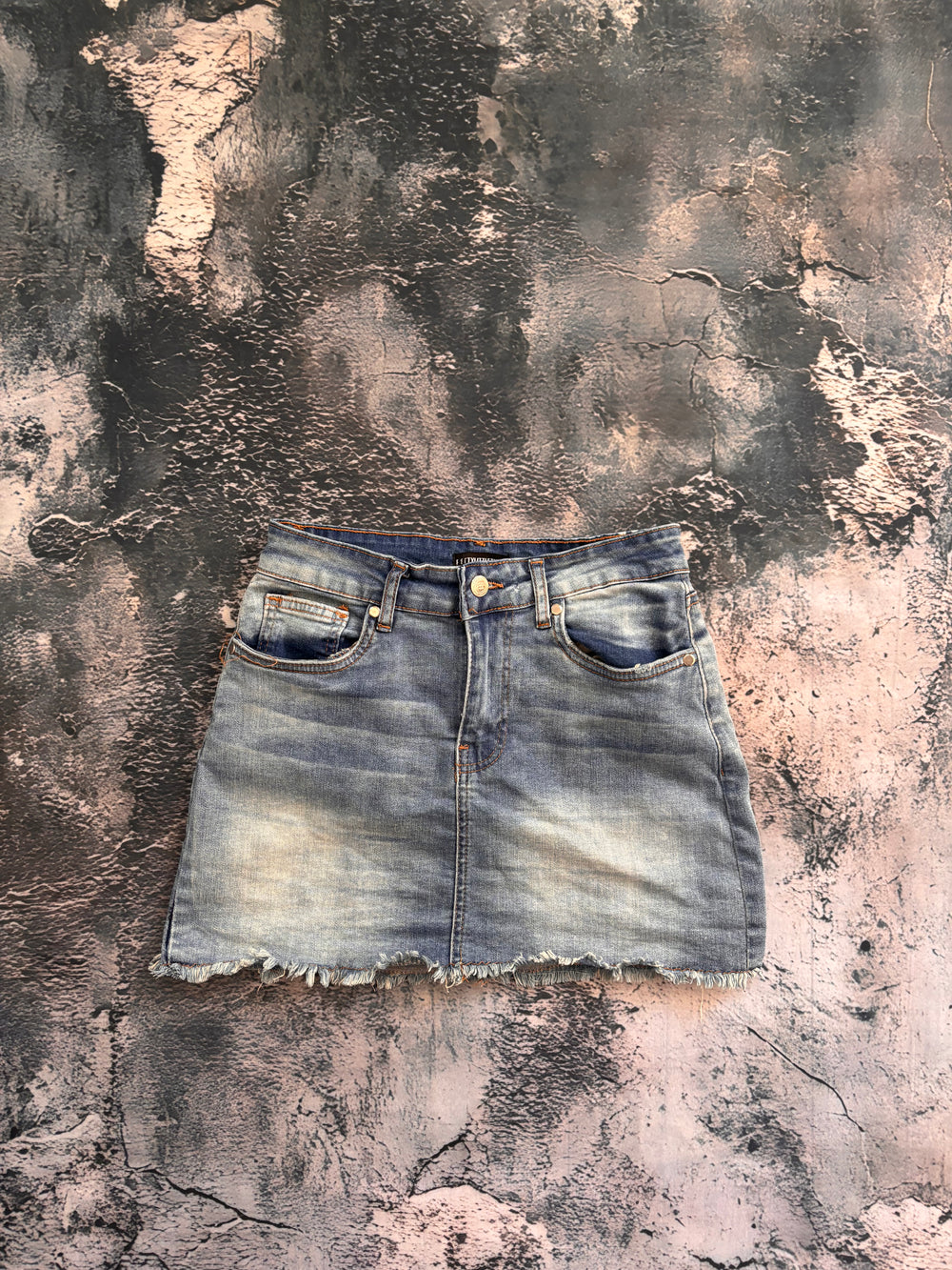 Spódniczka mini oversize w stylu vintage oldschool retro 90s y2k denim streetwear