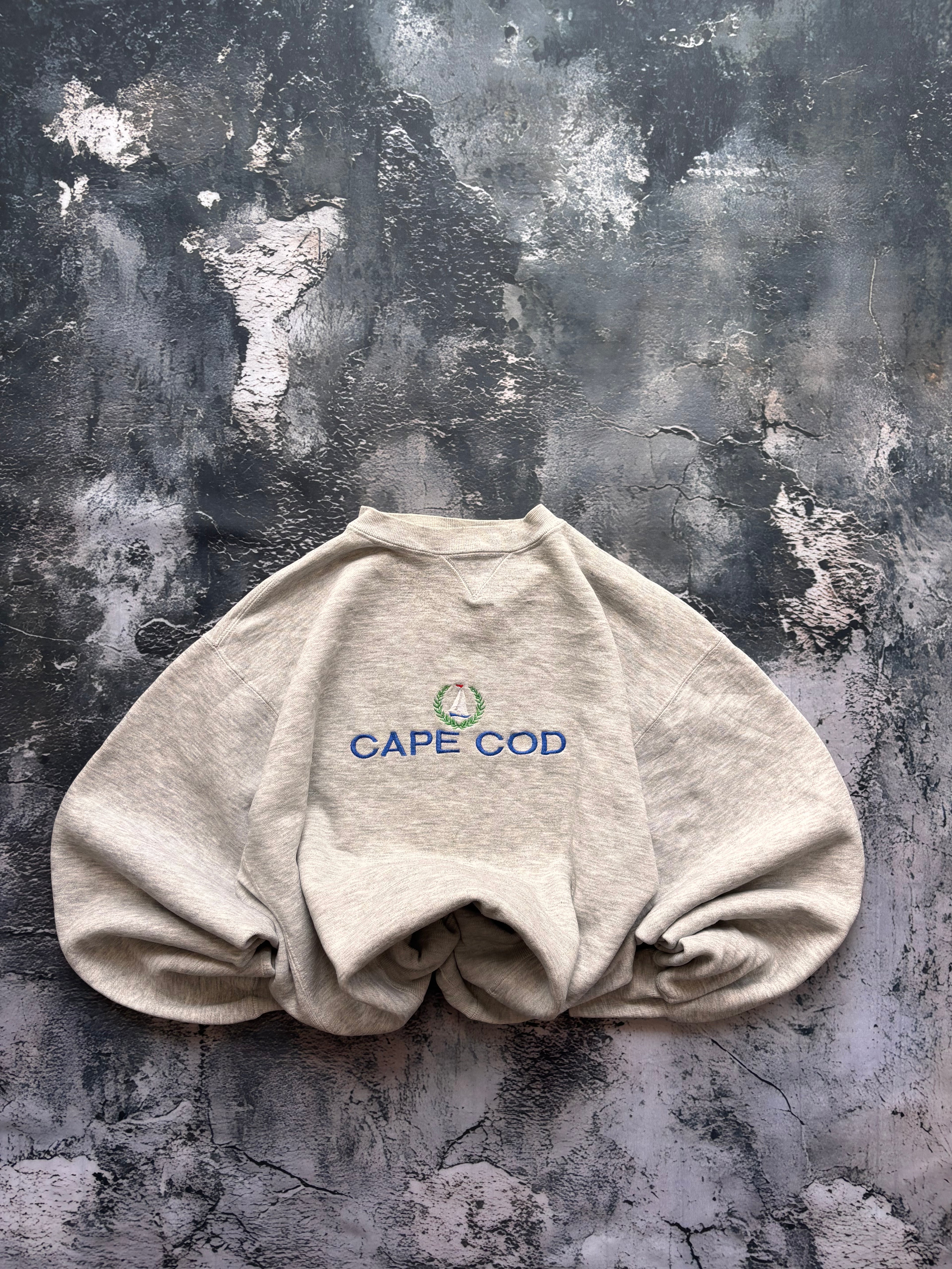 Bluza crewneck Cape Cod oversize boxy vintage oldschool retro 90s americana streetwear