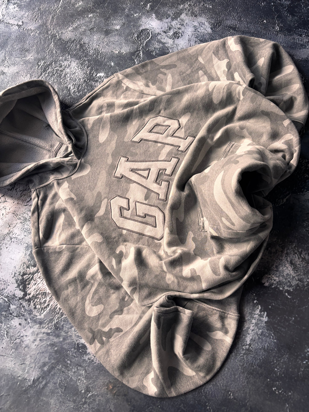 Bluza gap szara camo moro vintage