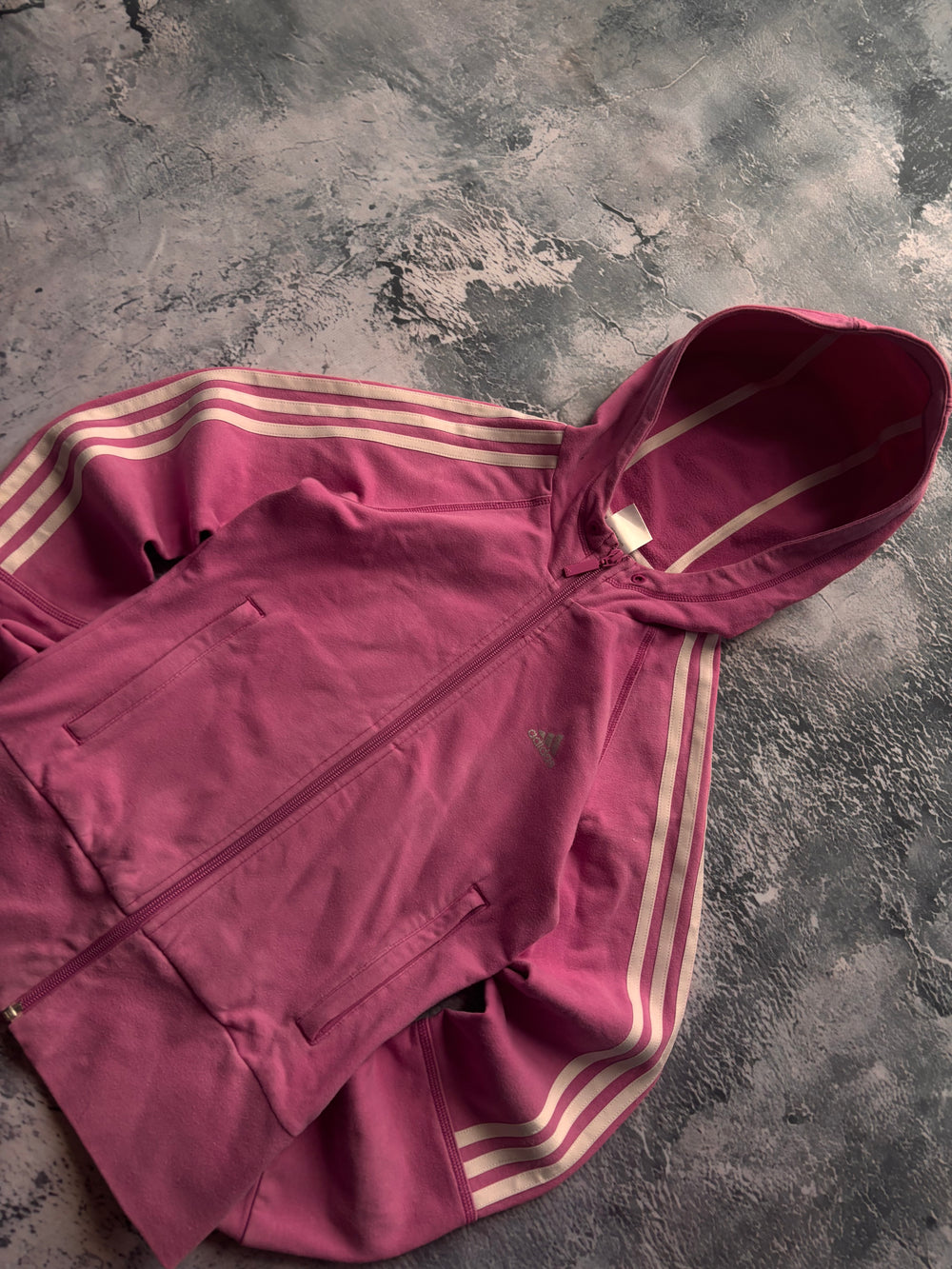 bluza zip hoodie prosty krój adidas
