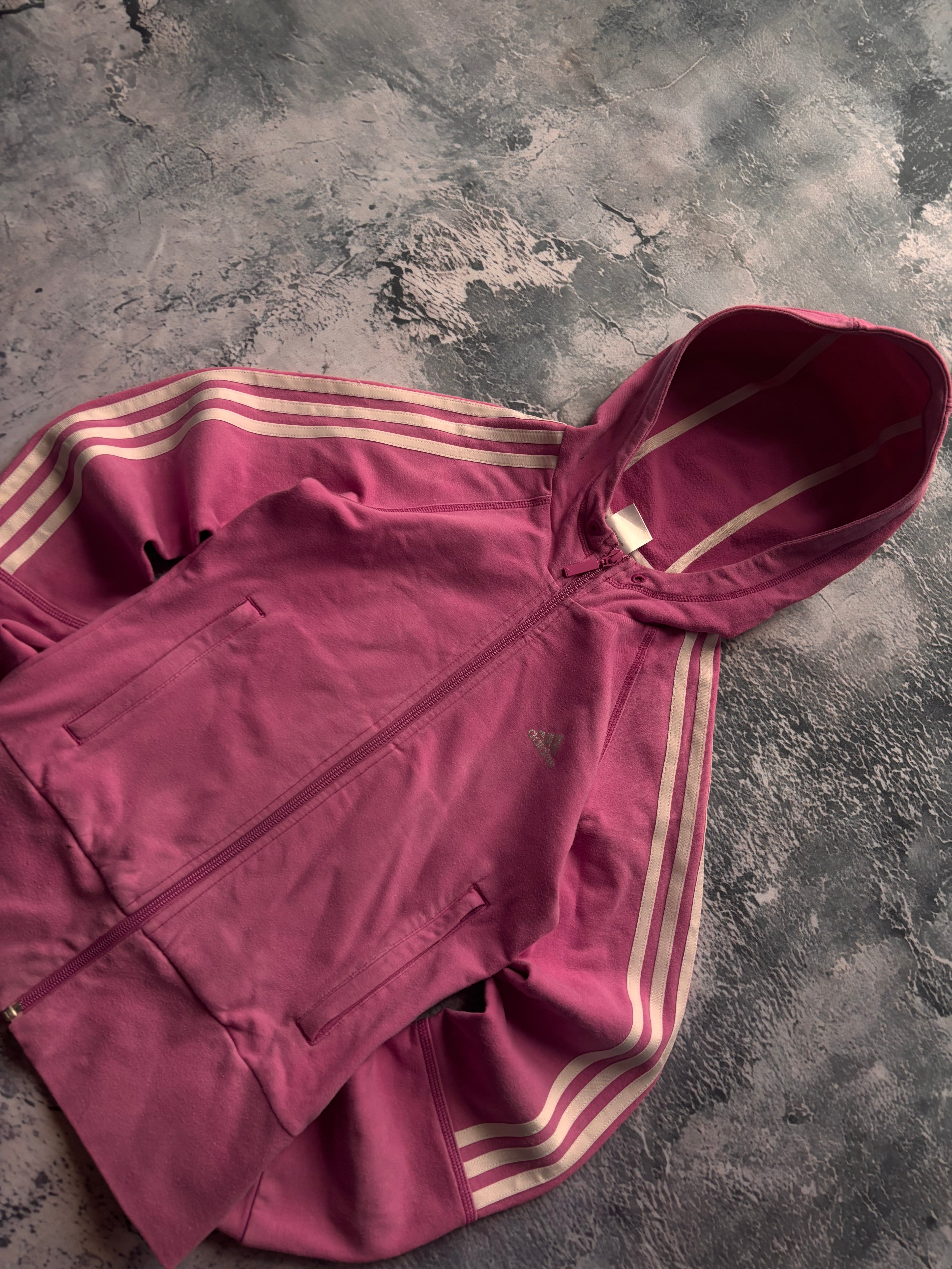 bluza zip hoodie prosty krój adidas