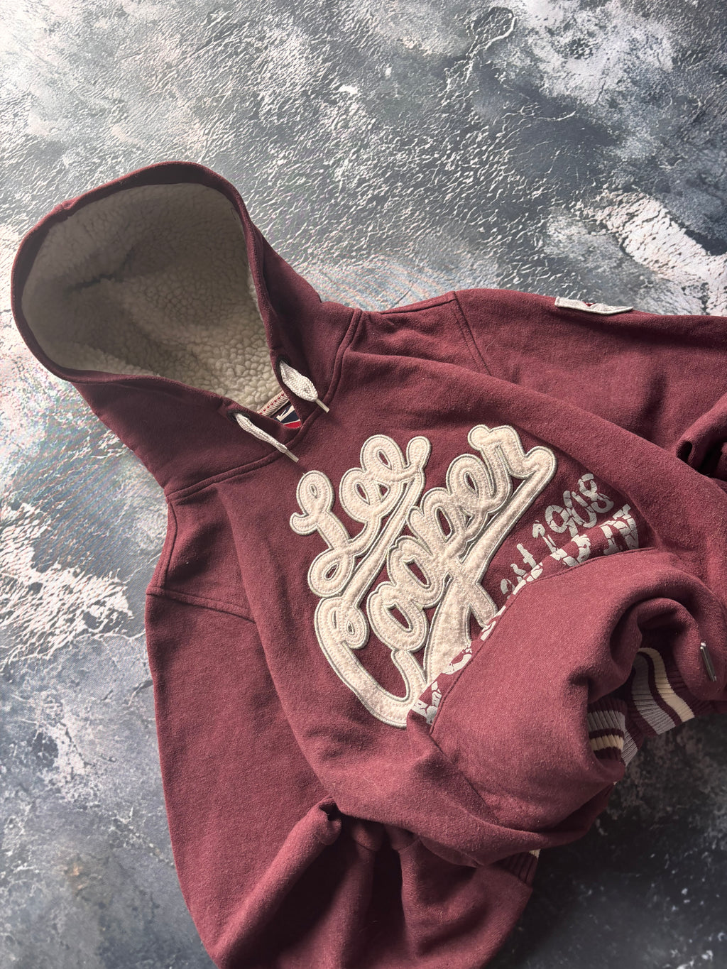 Bluza vintage burgund