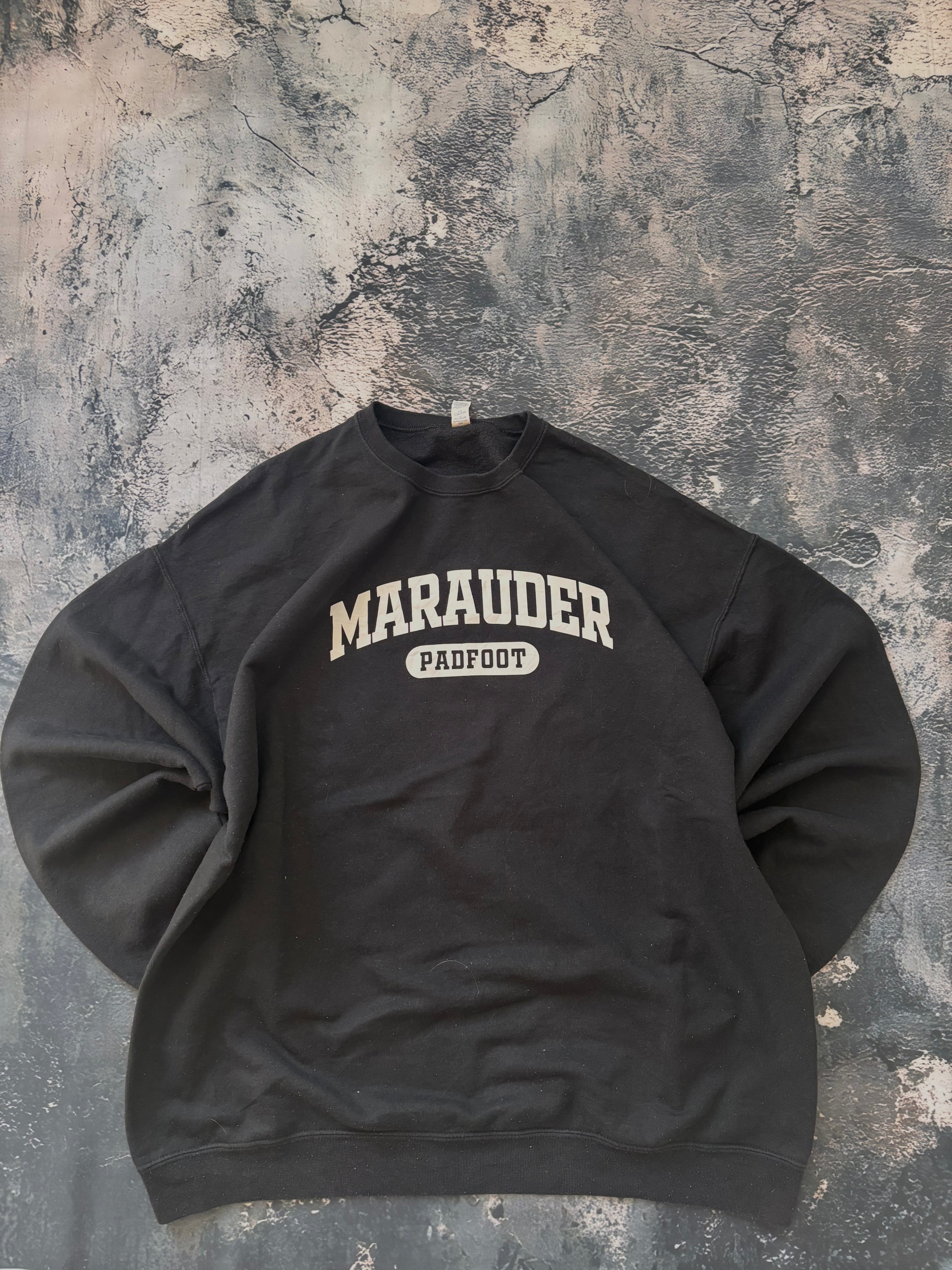 bluza crewneck czarna Marauder Padfoot
