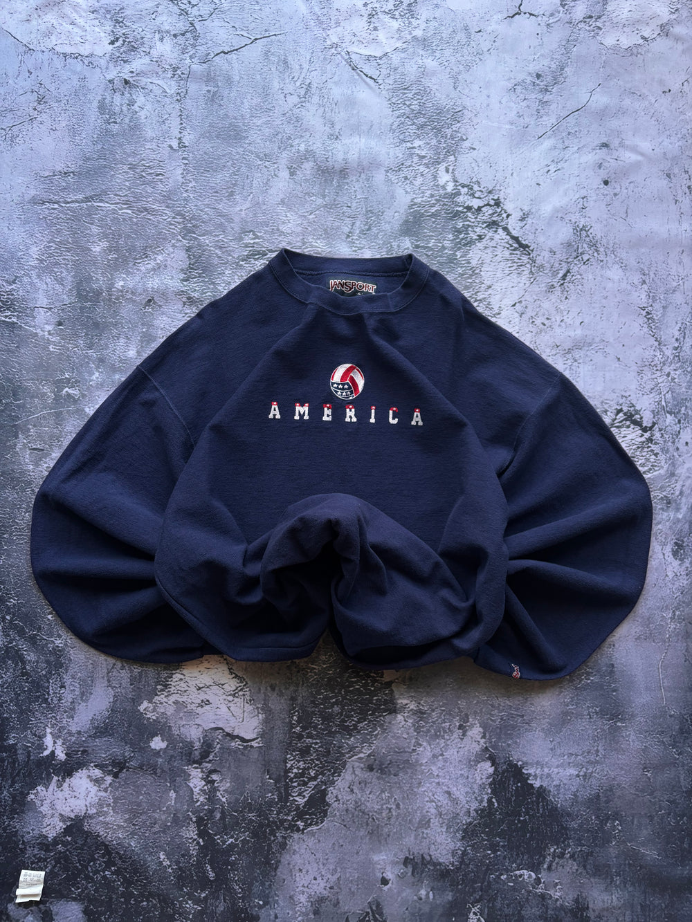 BLUZA HOODIE AMERICA VINTAGE RETRO JANSPORT UNIKAT
