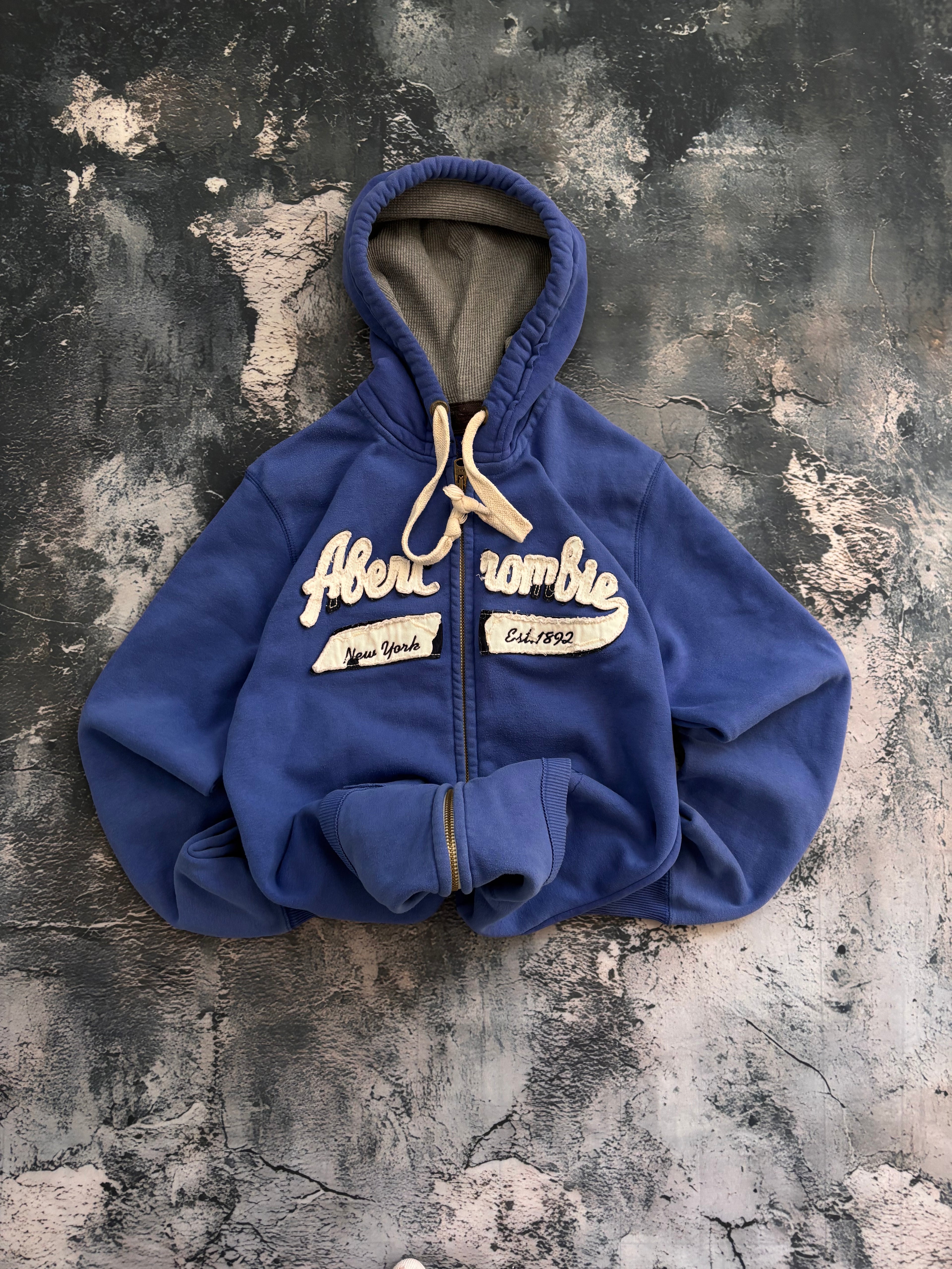 Bluza zip hoodie oversize vintage oldschool retro y2k streetwear abercrombie