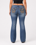 Jeans spodnie bootcut kieszenie y2k retro vintage