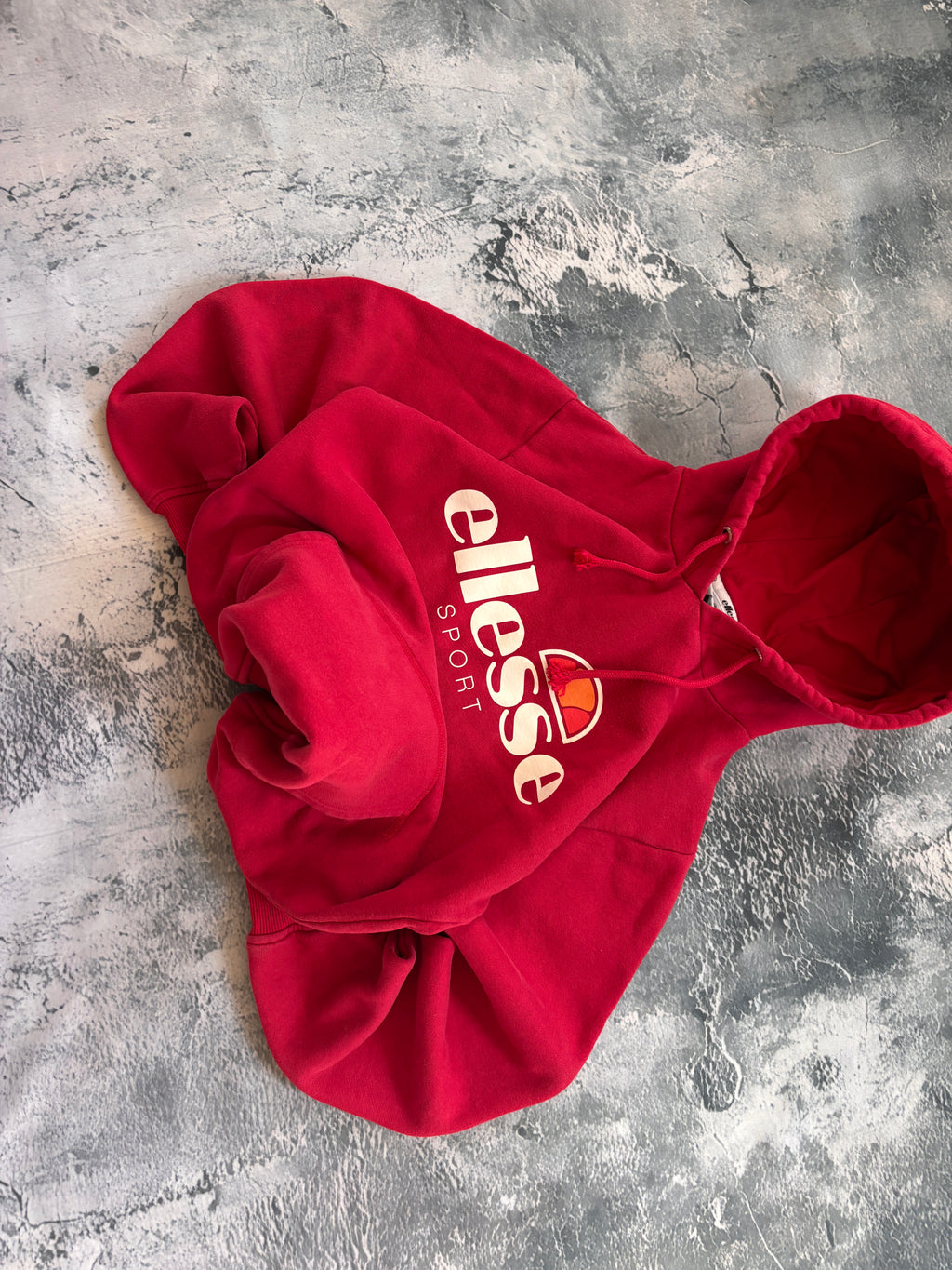 bluza hoodie ELLESE RED oversize american streetwear big logo