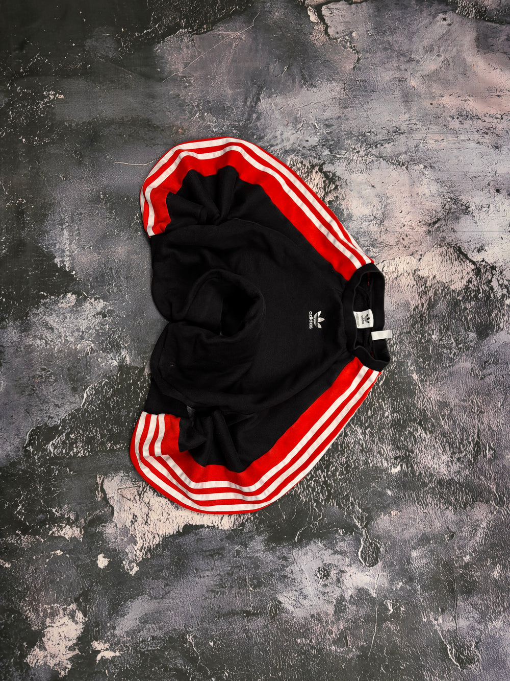 BLUZA CREWNECK ADIDAS W PASKI KLASYCZNA PROSTY KRÓJ