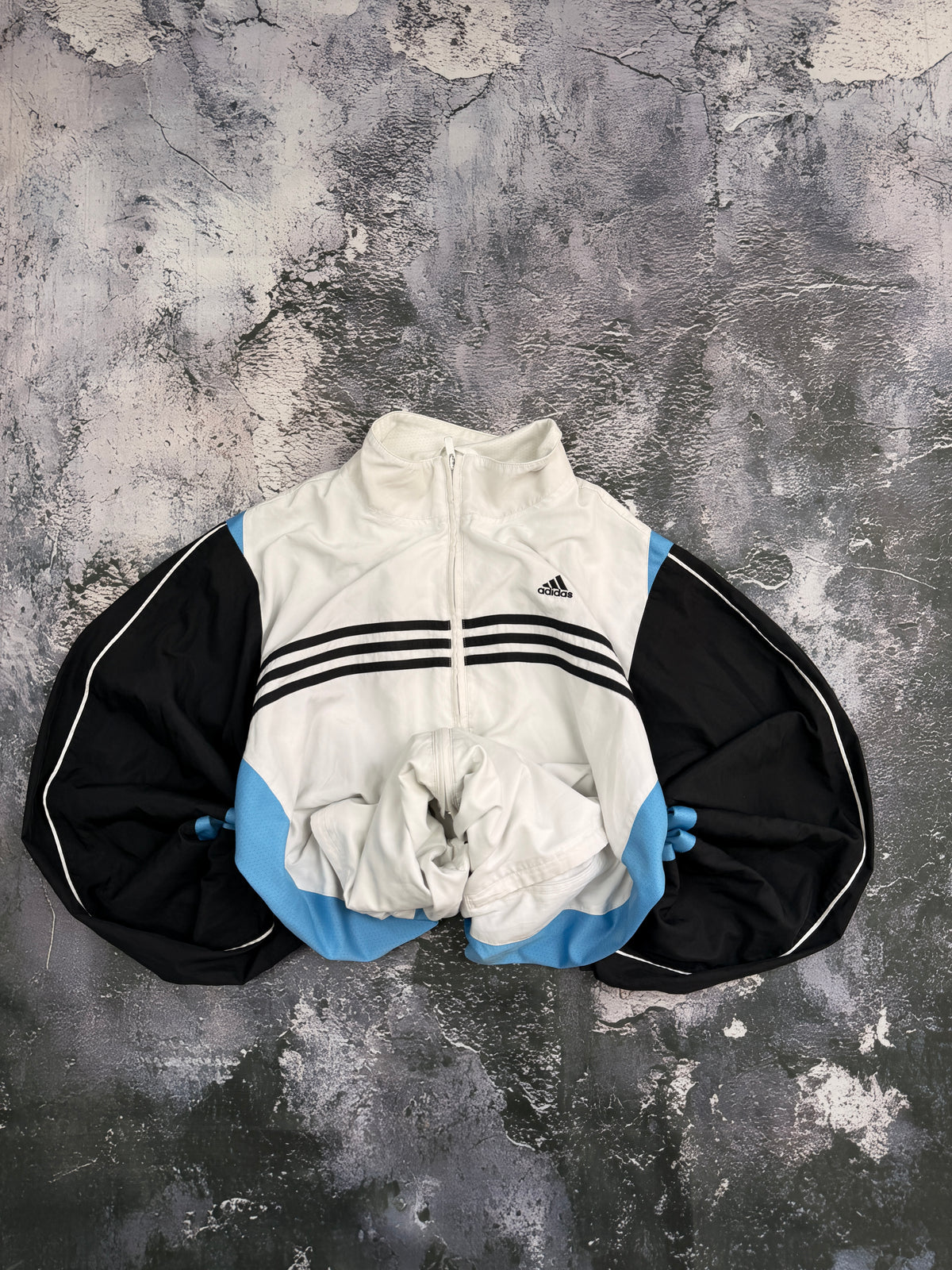 KURTKO BLUZA ZIP ADIDAS RETRO AMERICAN STREETWEAR 90S VINTAGE