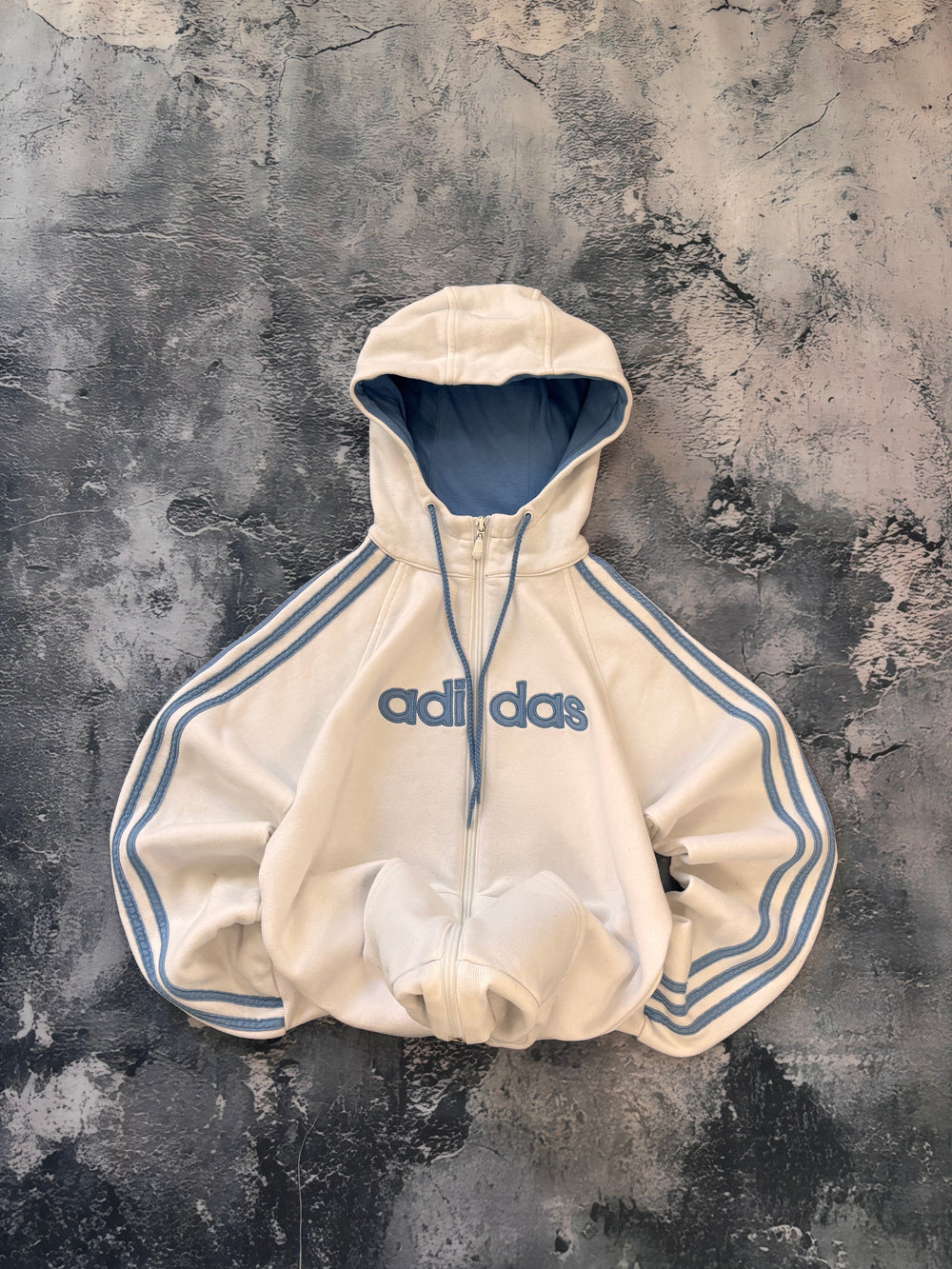 bluza zip hoodie w passive vintage basic retro