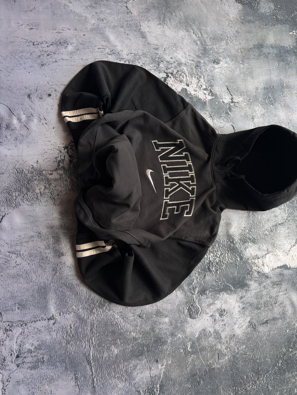 BLUZA HOODIE NIKE CZARNA VINTAGE LATA 90 AMERICAN STREETWEAR