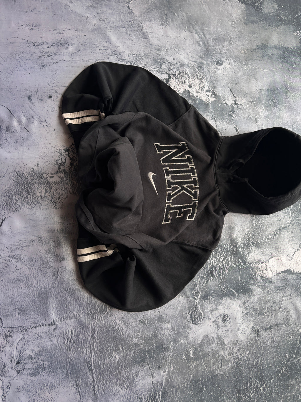 BLUZA HOODIE NIKE CZARNA VINTAGE LATA 90 AMERICAN STREETWEAR