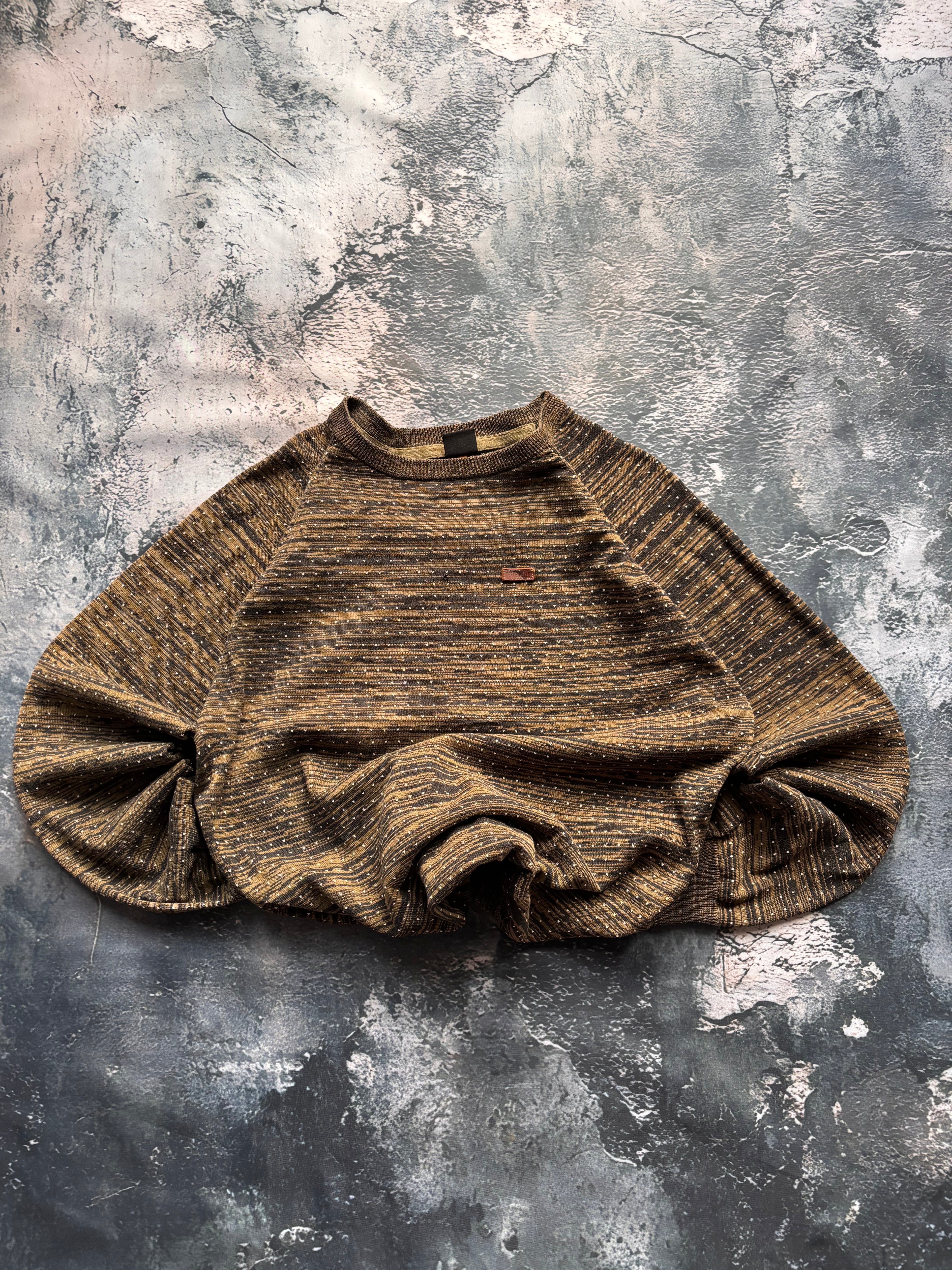 Sweter ciemnozielony vintage