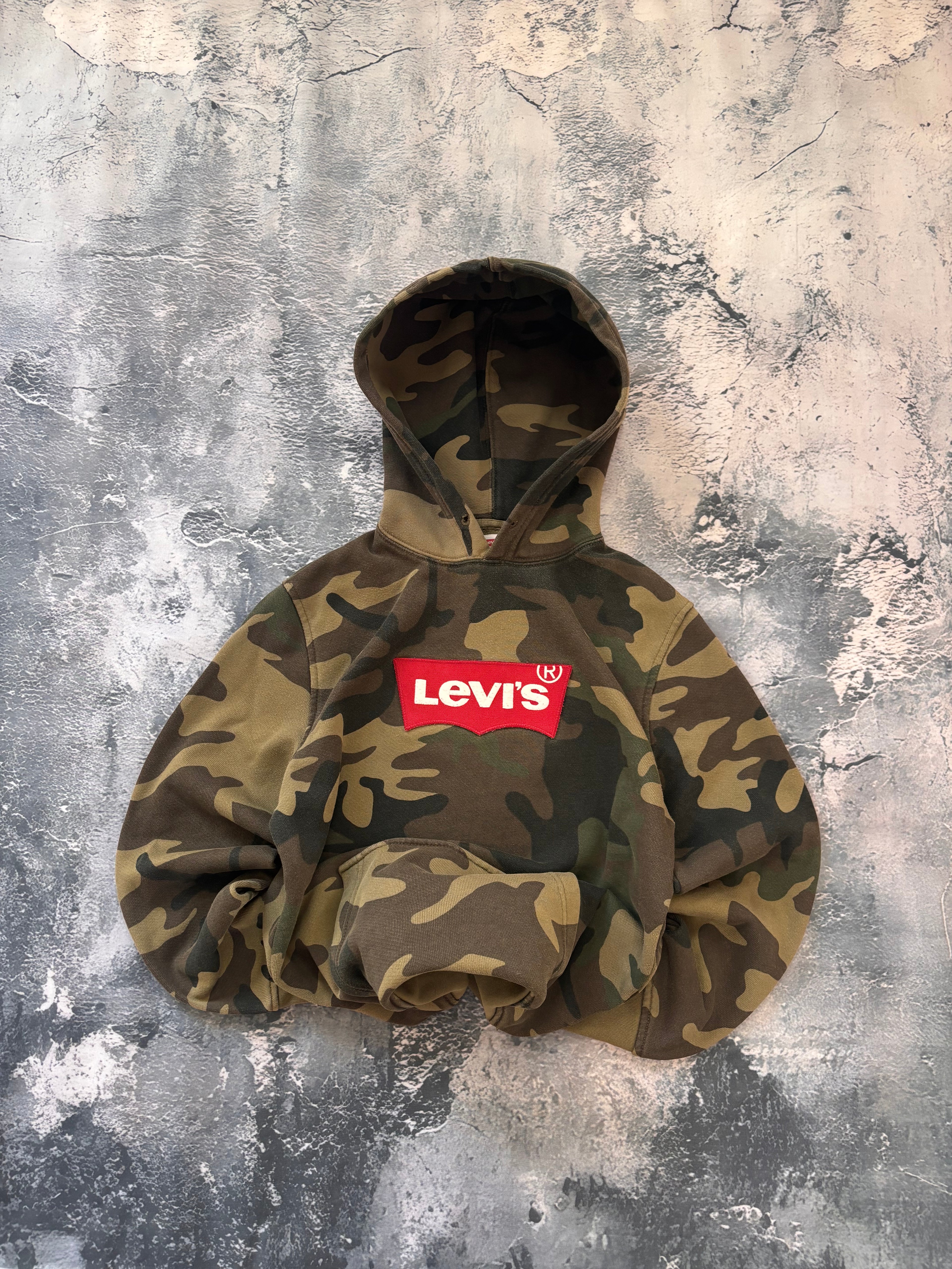 bluza camo moro levis big logo vintage oversize