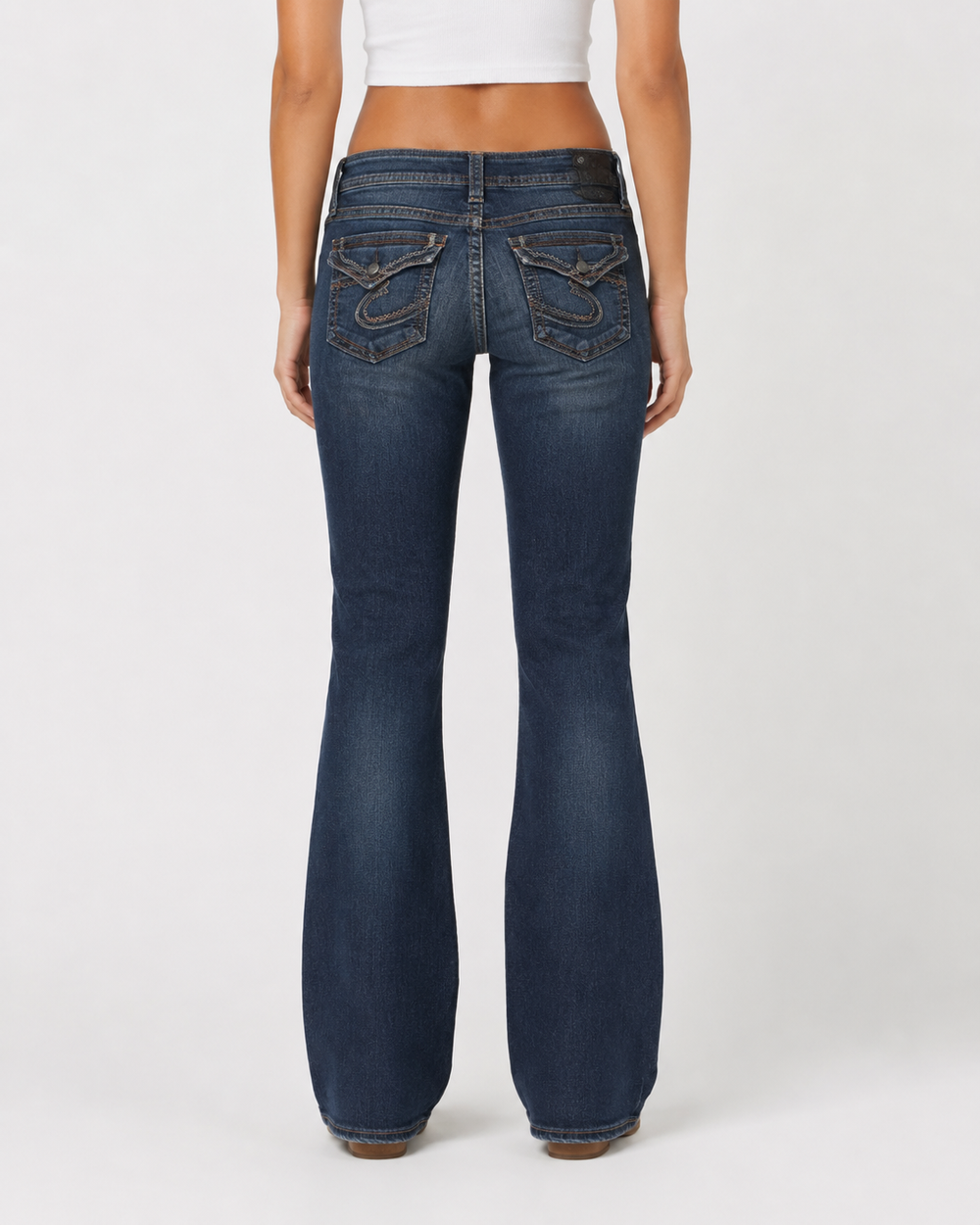 jeans bootcut y2k retro kieszenie y2k ciemny jeans streetwear