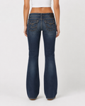 jeans bootcut y2k retro kieszenie y2k ciemny jeans streetwear