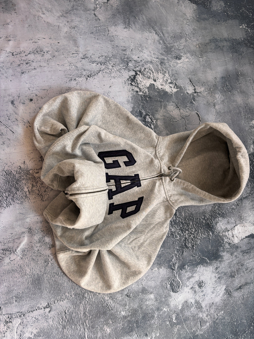 bluza zip hoodeiu GAP czarne logo America streetwear