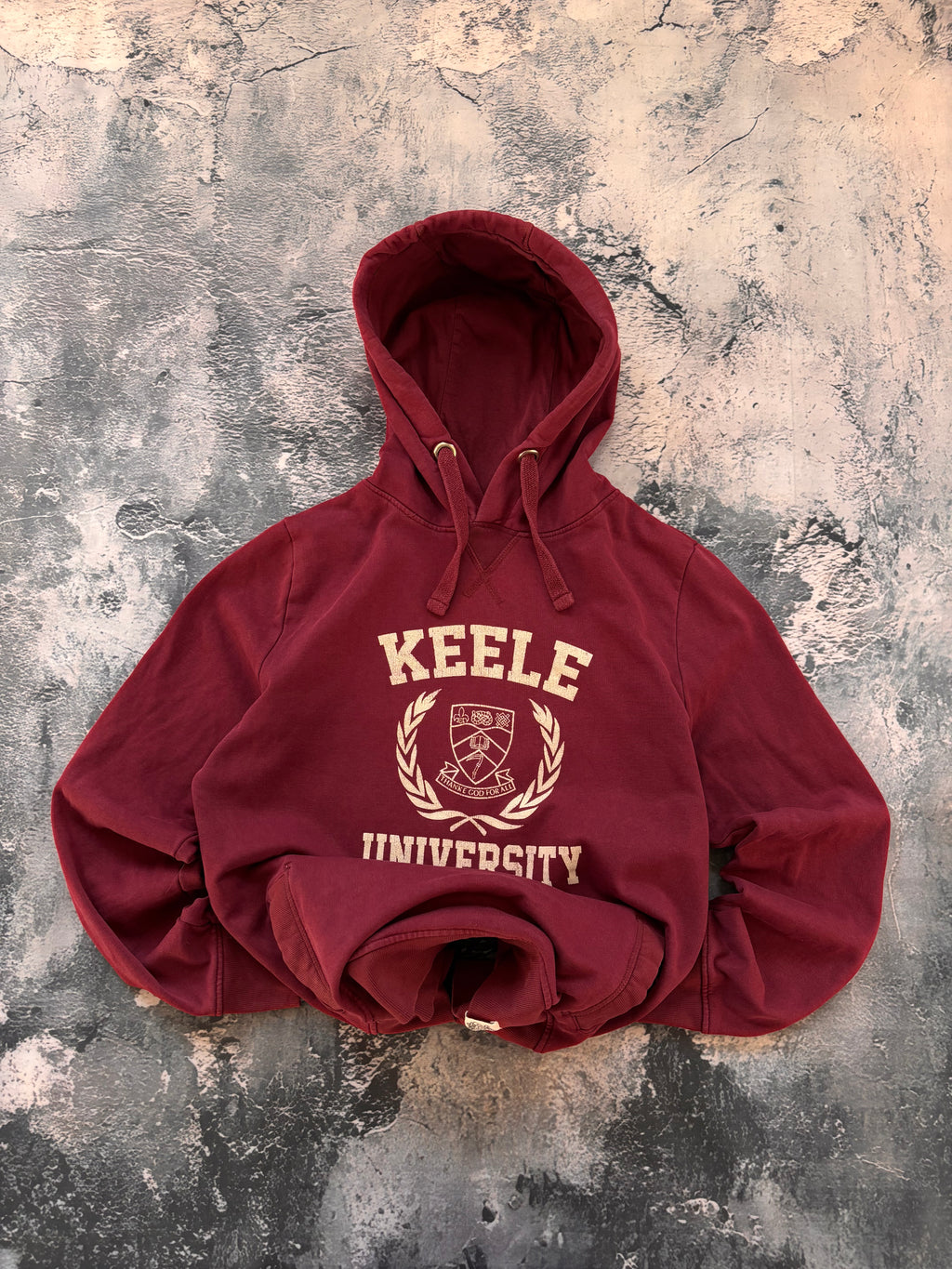 Bluza college oversize burgund viral