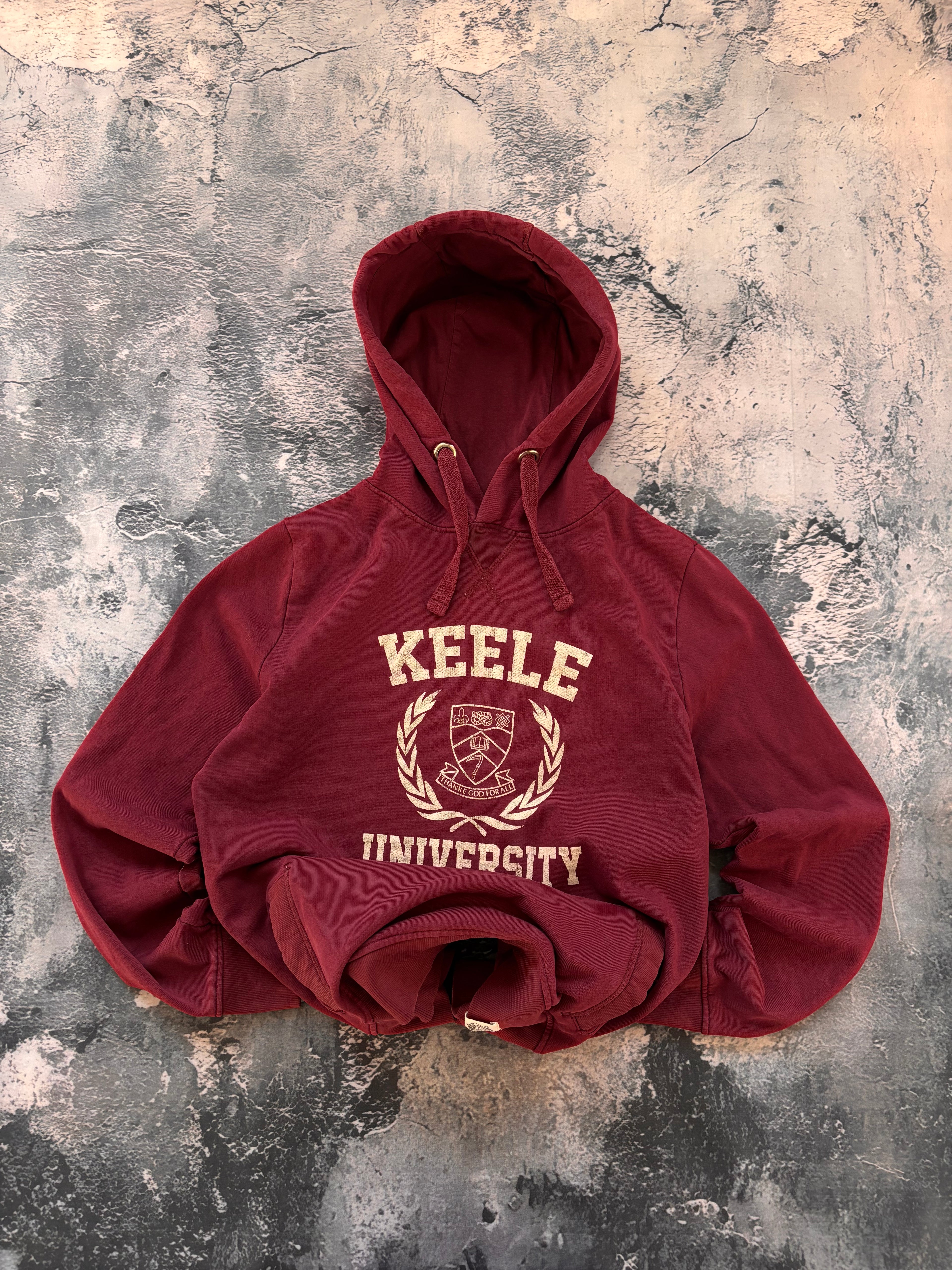 Bluza college oversize burgund viral