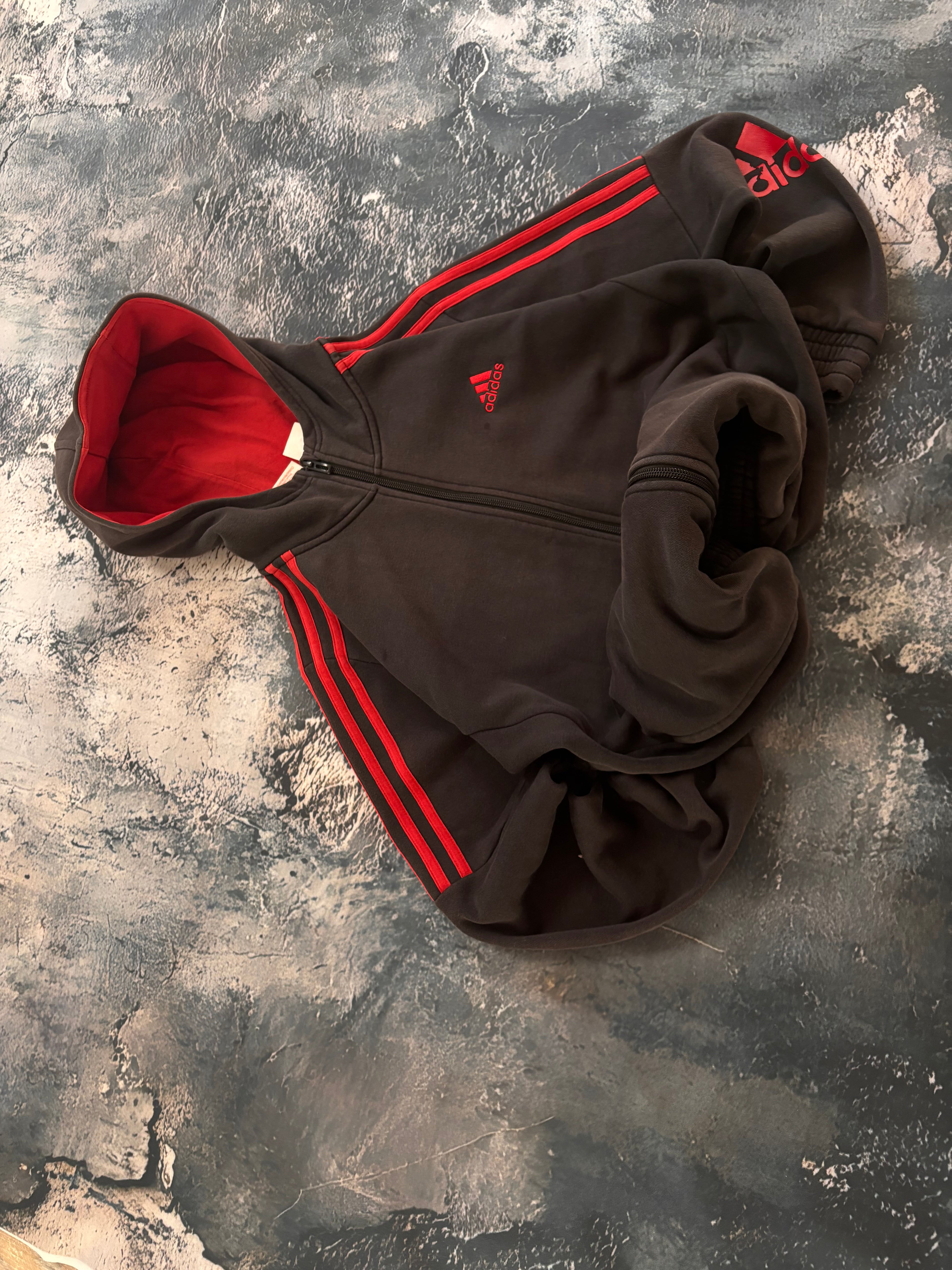 Bluza zip adidas stripes w paski