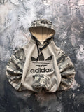 bluza hoodie Adidas camo military retro 90s