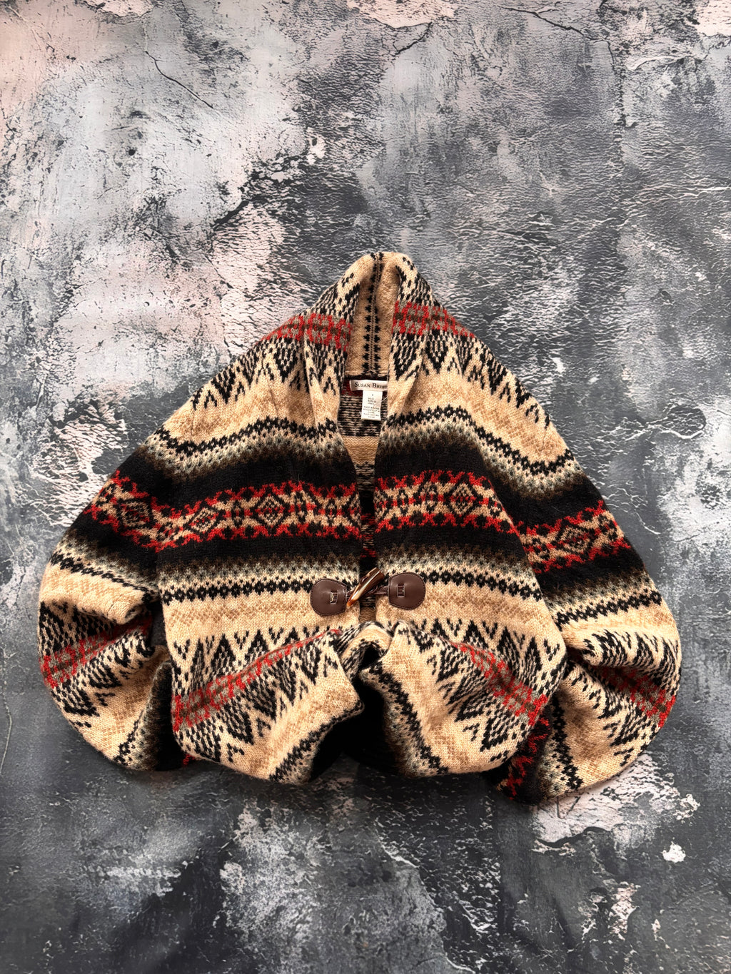 Sweter kardigan wełniany