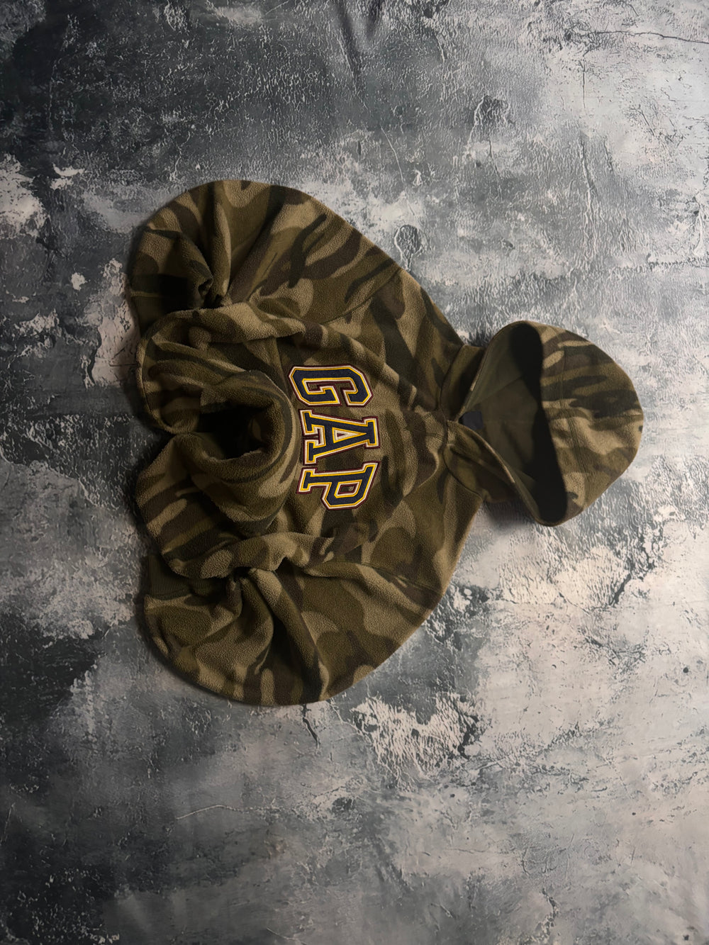 Bluza hoodie gap camo moro polar vintage 90s american military polar