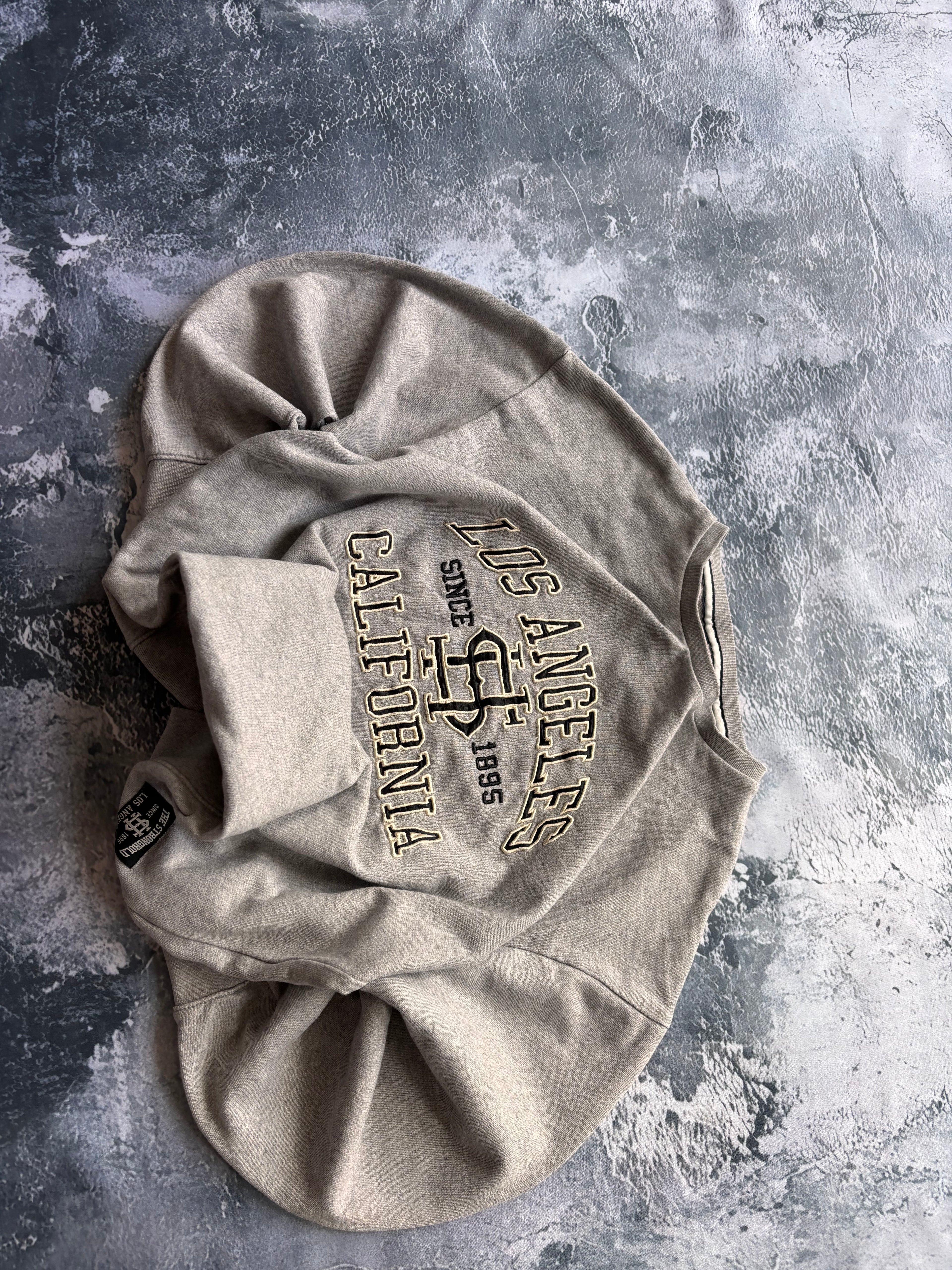 bluza crewneck LOS ANGELES vintage bawełna oversize