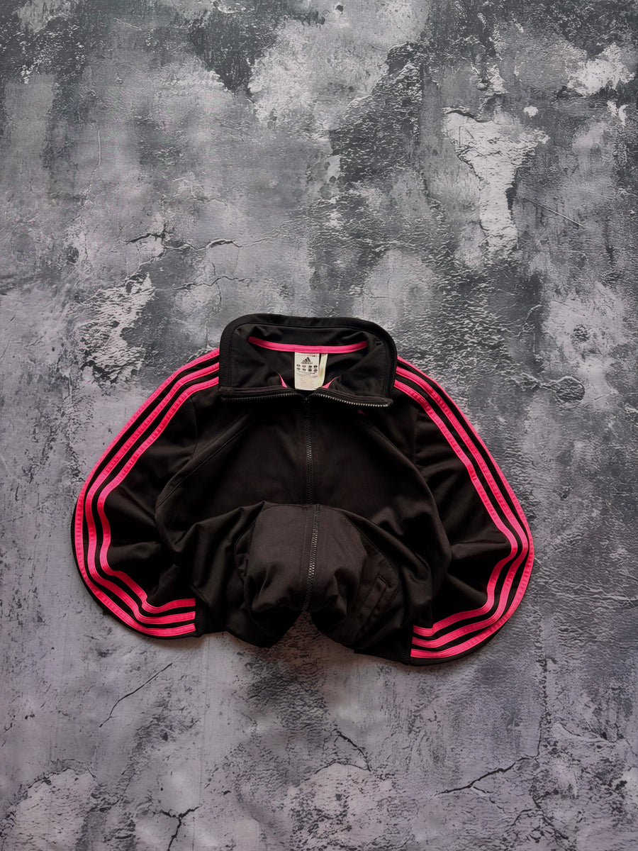bluza adidas zip czarna vintage retro