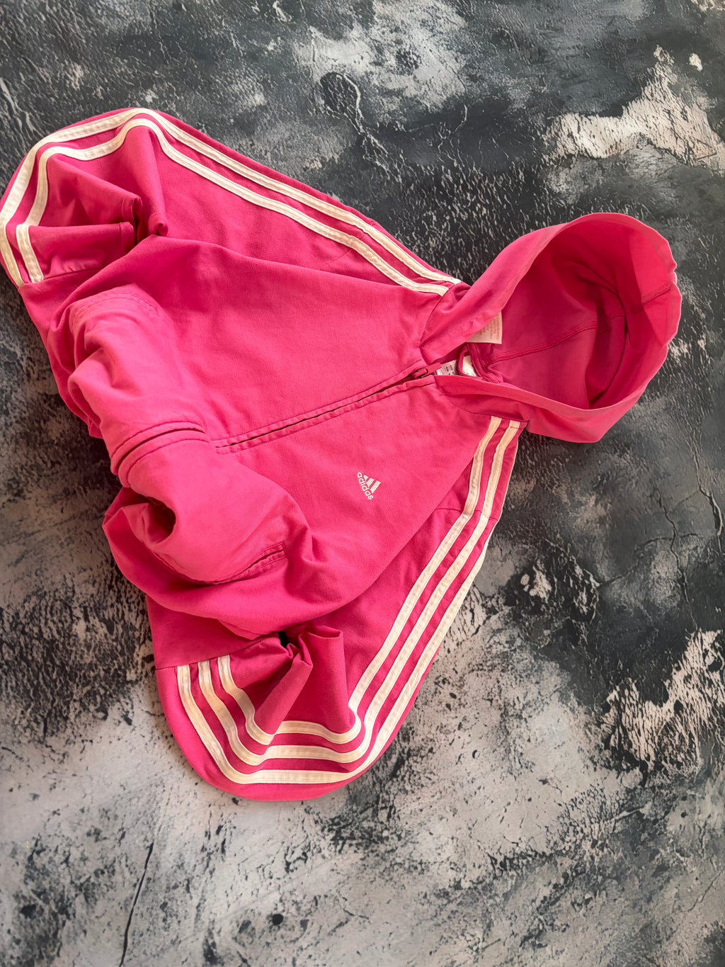 Bluza adidas zip w paski stripe