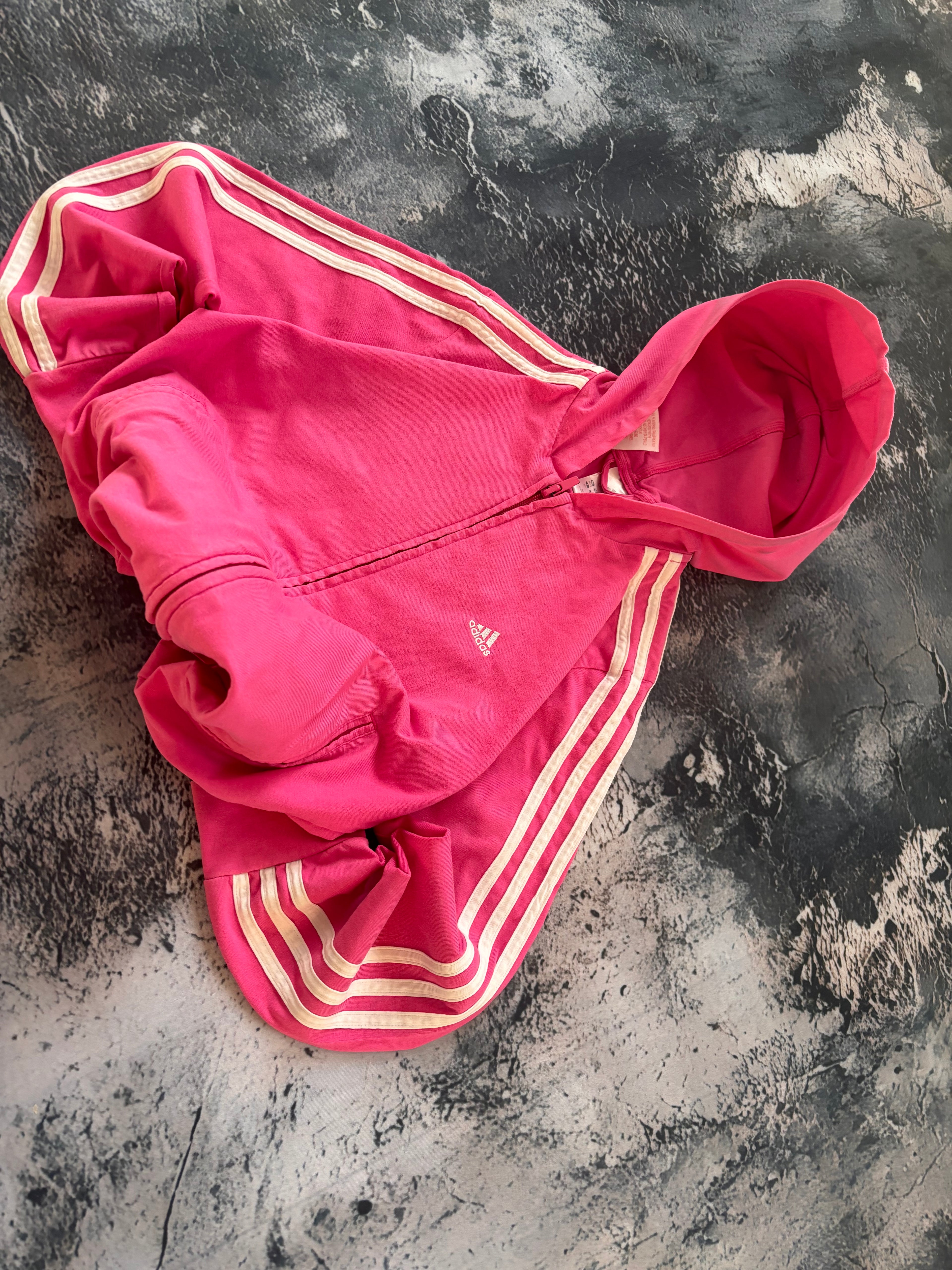 Bluza adidas zip w paski stripe