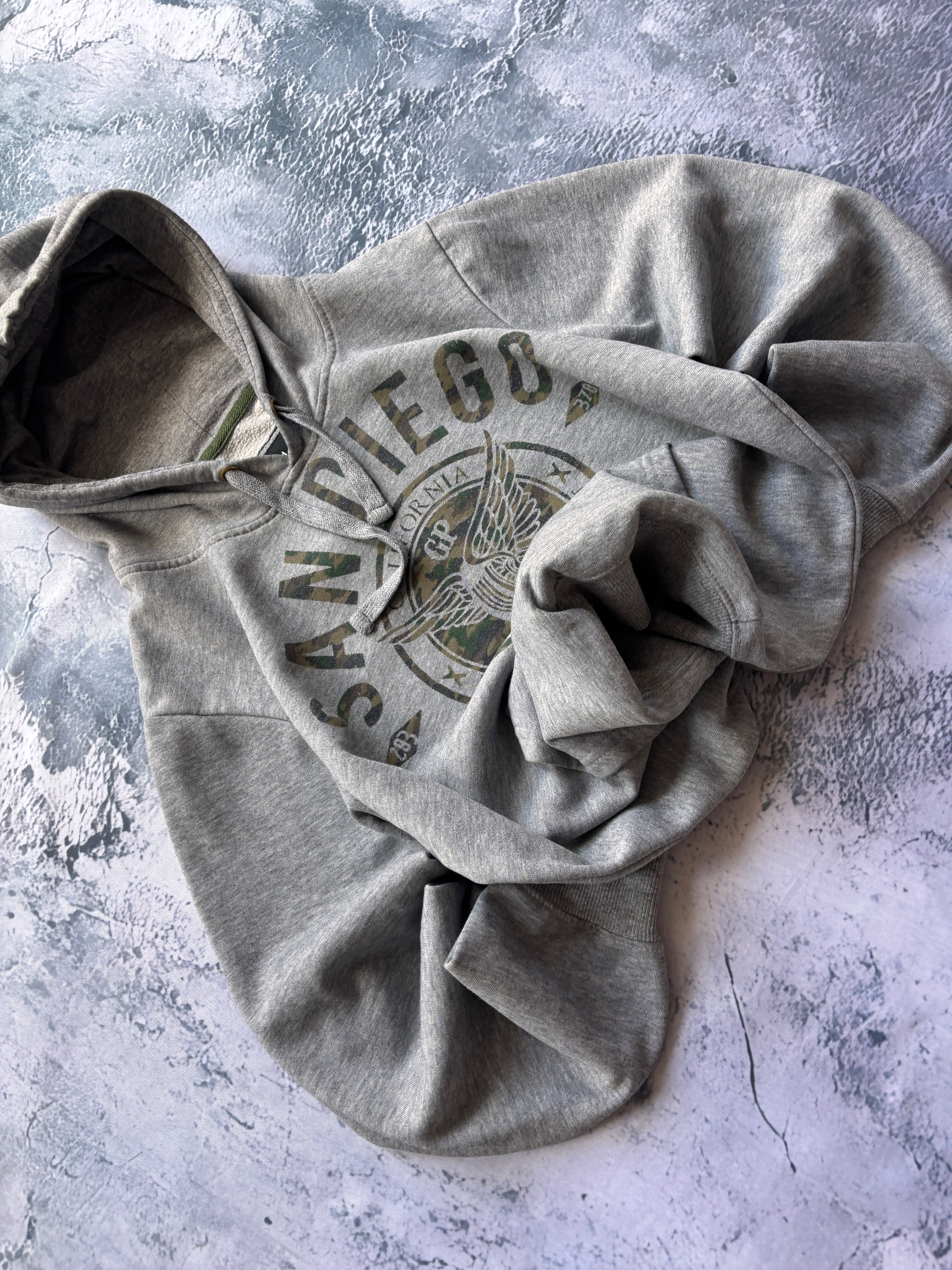 bluza hoodie camo vintage San Diego retro